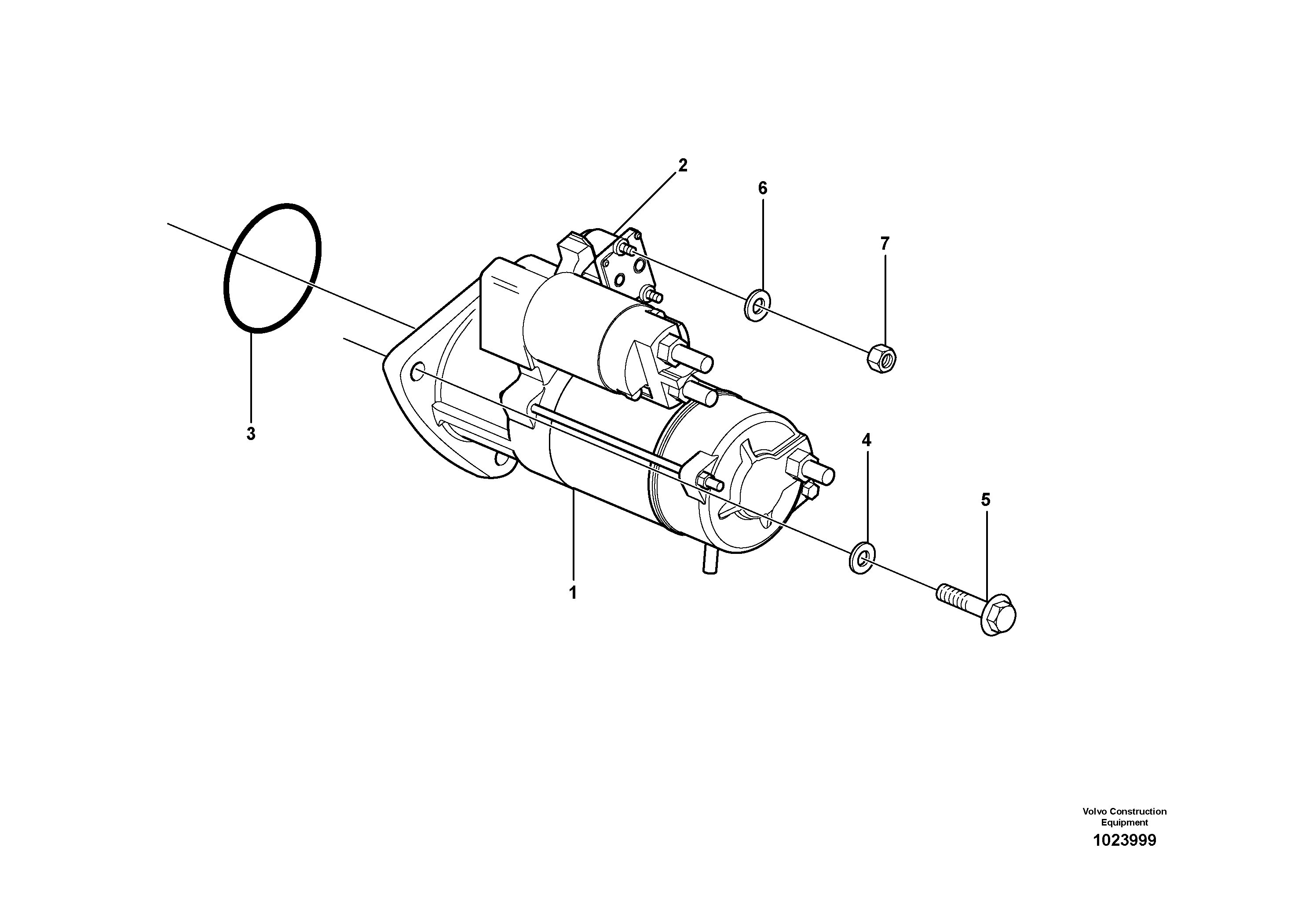 Drive shaft, front VOE22851167 VOLVO