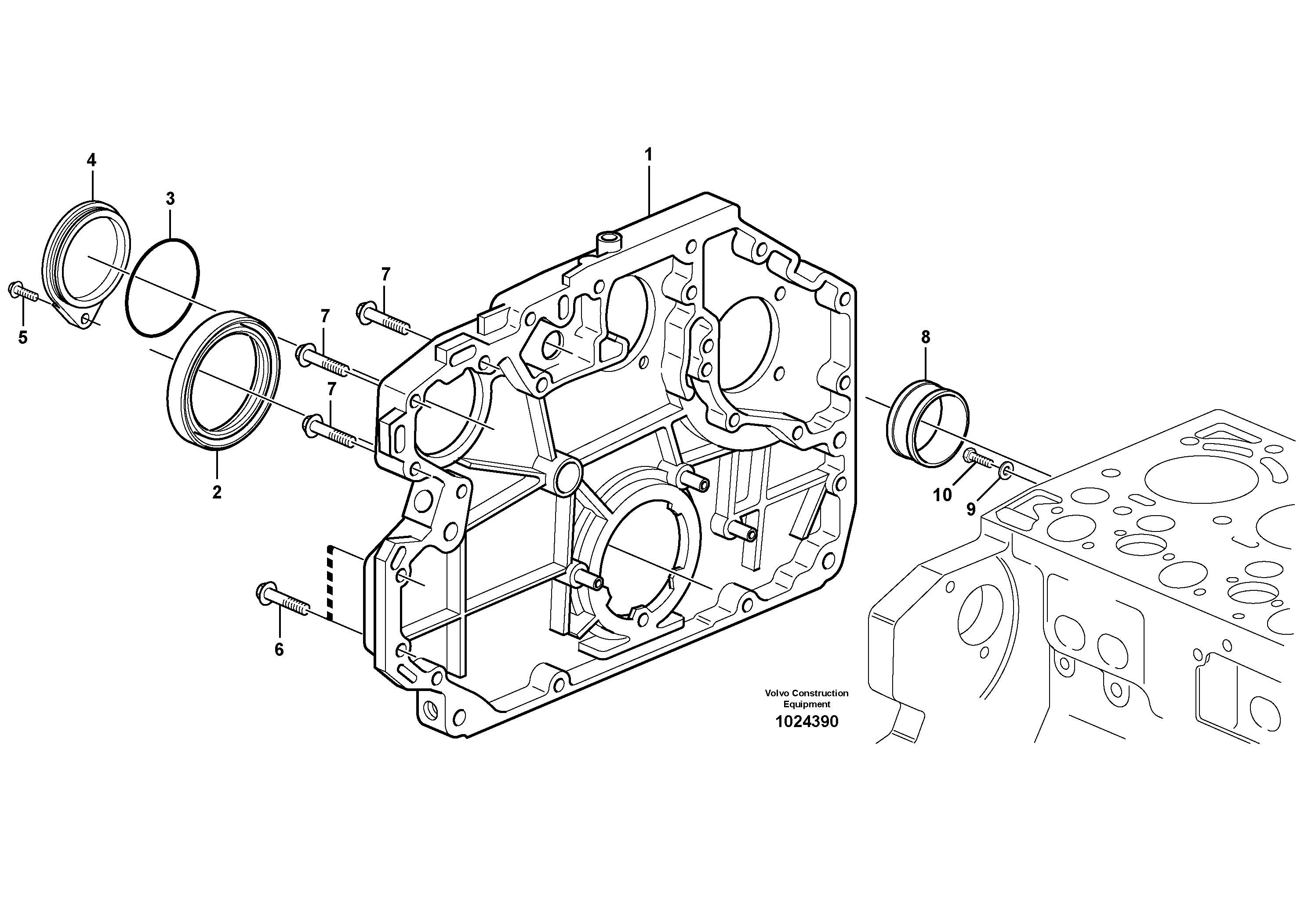 Ac-compressor inst. VOE22444773 VOLVO