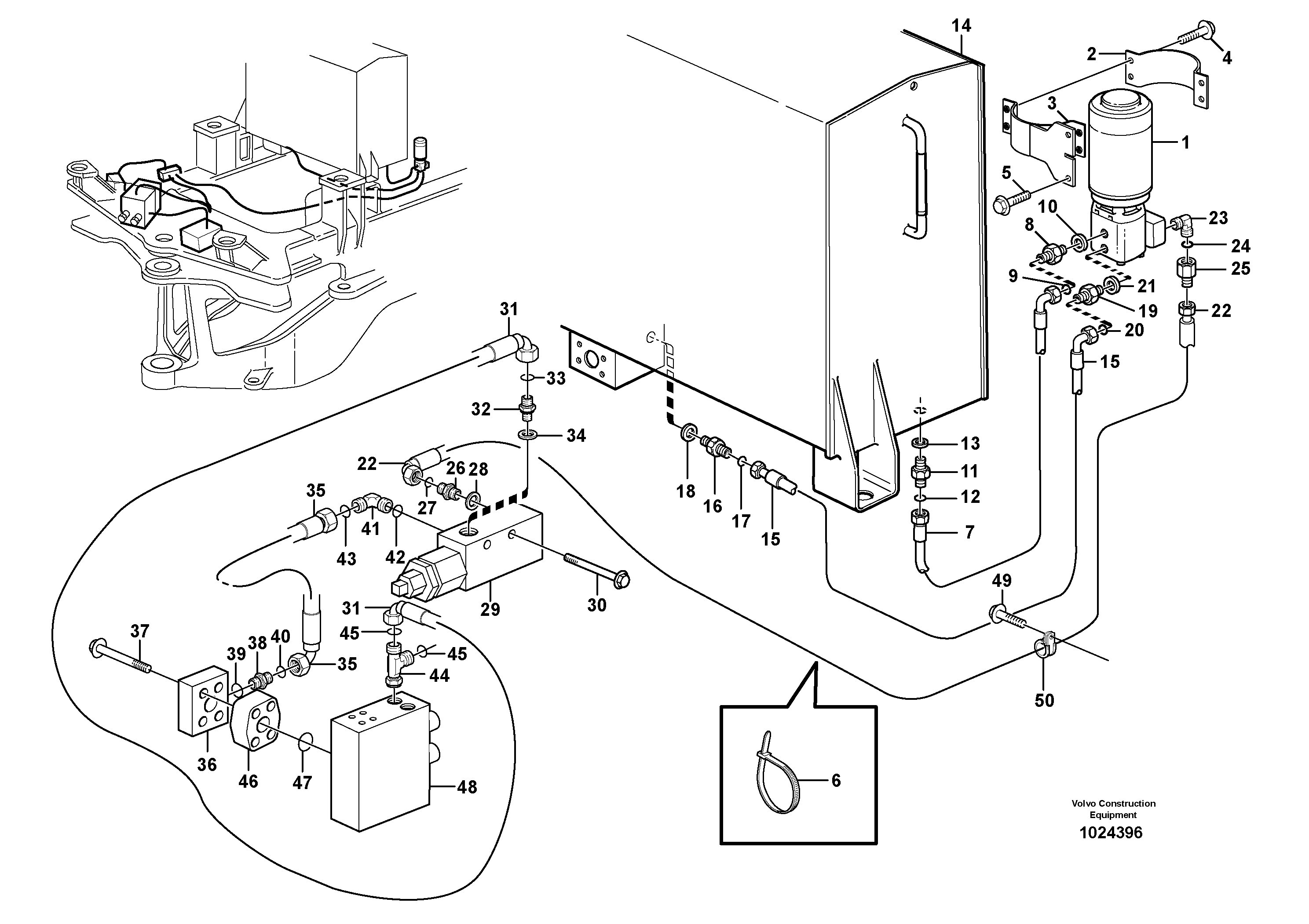 Timing gear casing VOE11173667 VOLVO