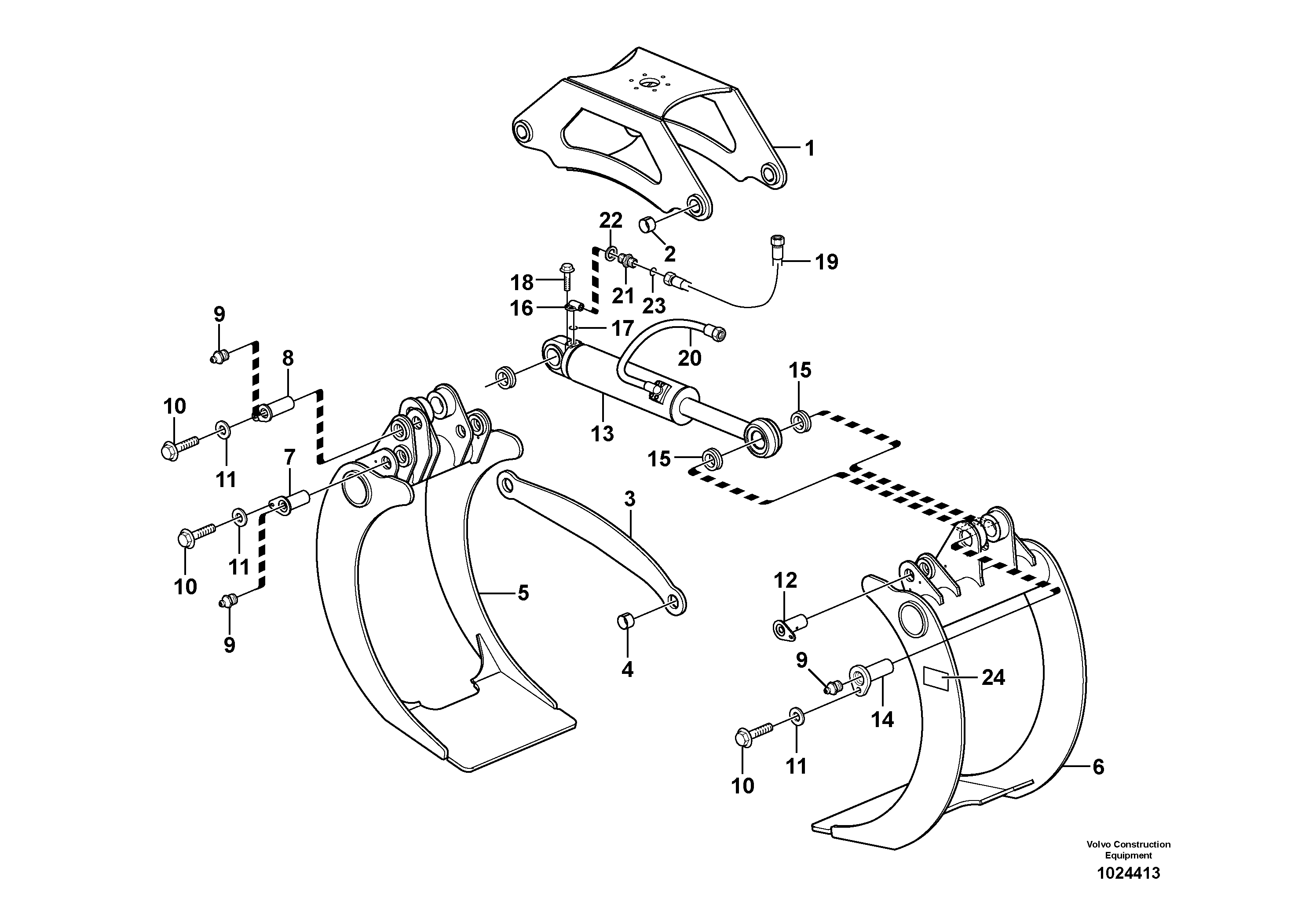 Bearing Spindle VOE4858538 VOLVO