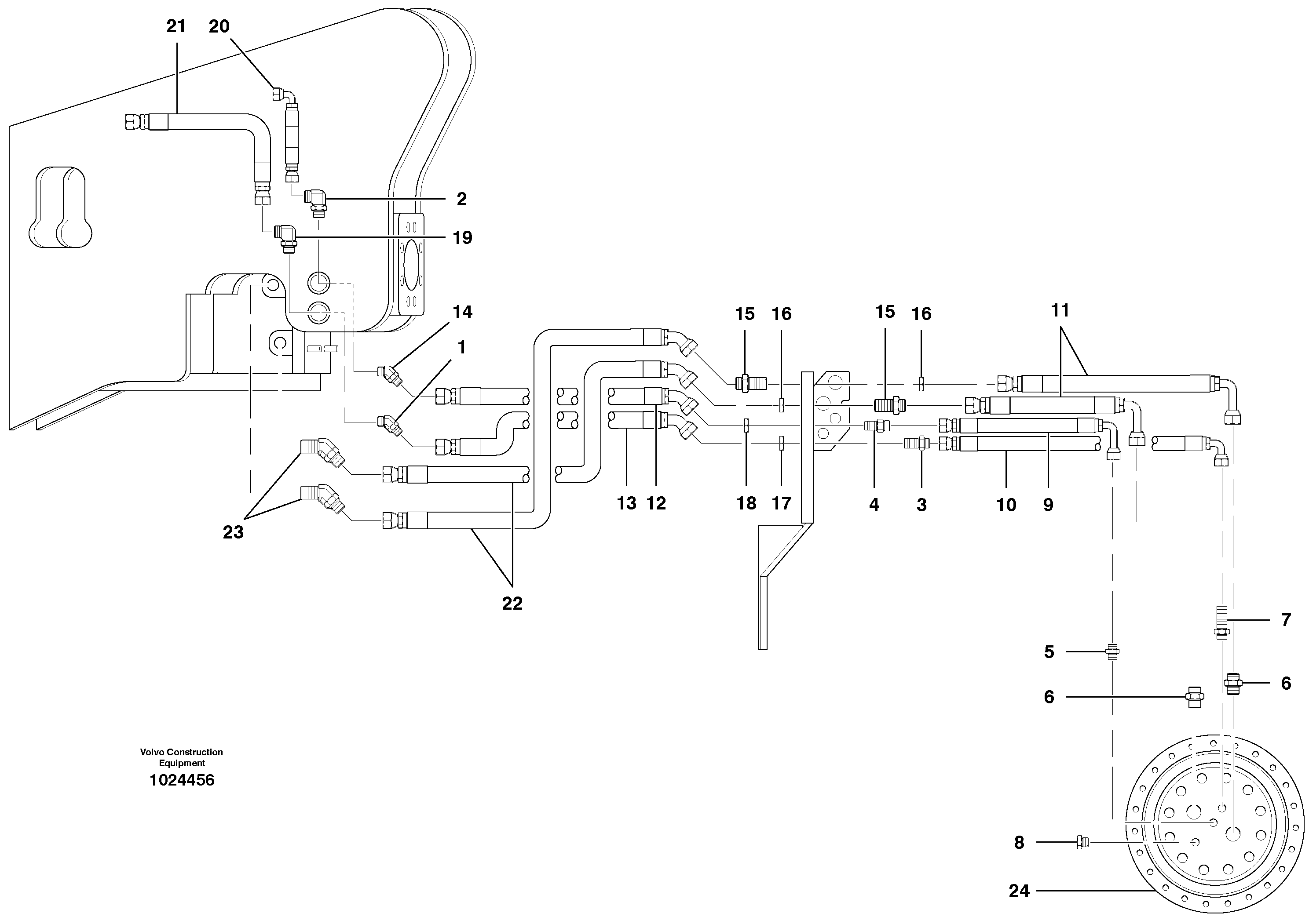 Timing gear casing VOE936894 VOLVO