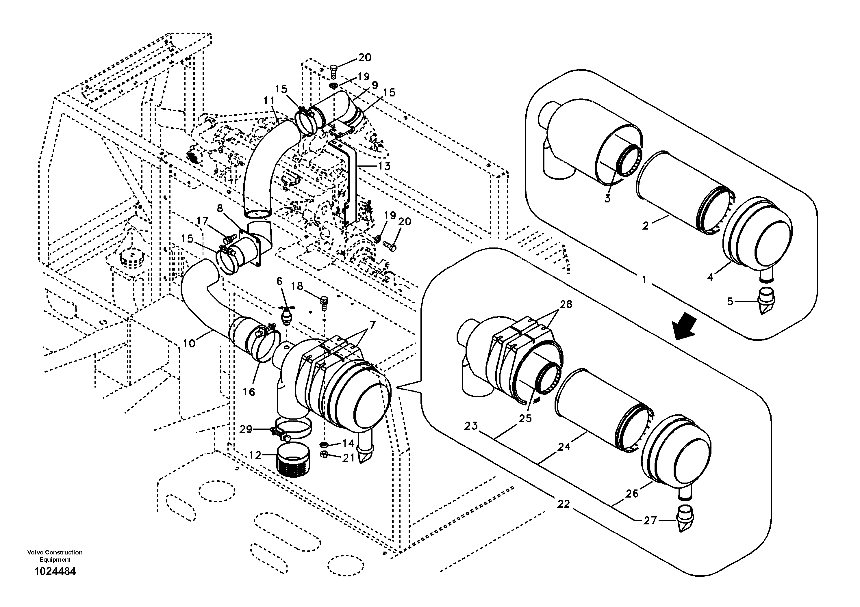 Tube VOE14505992 VOLVO