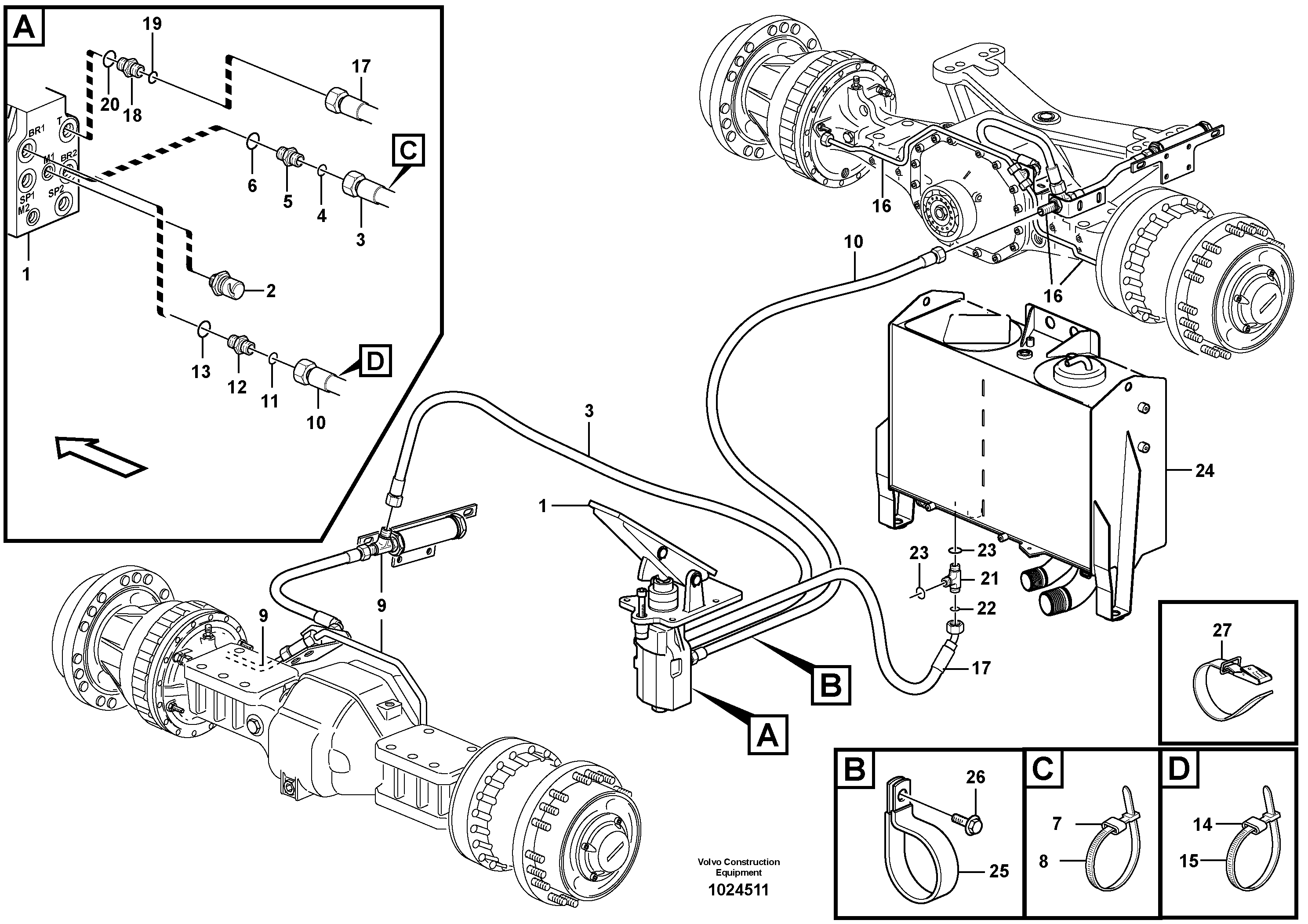 Timing gear casing VOE15134613 VOLVO