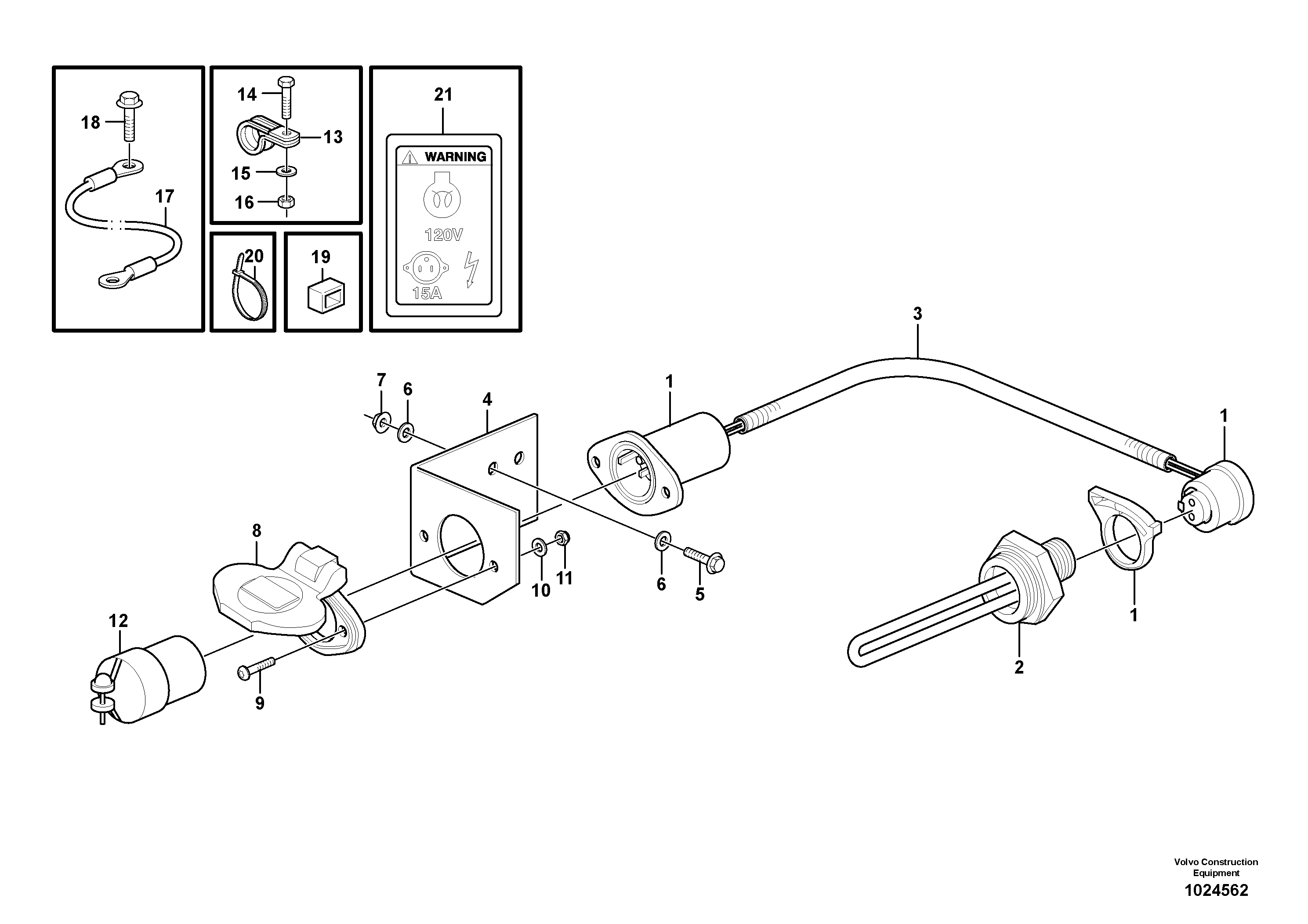Connector Kit VOE11170310 VOLVO