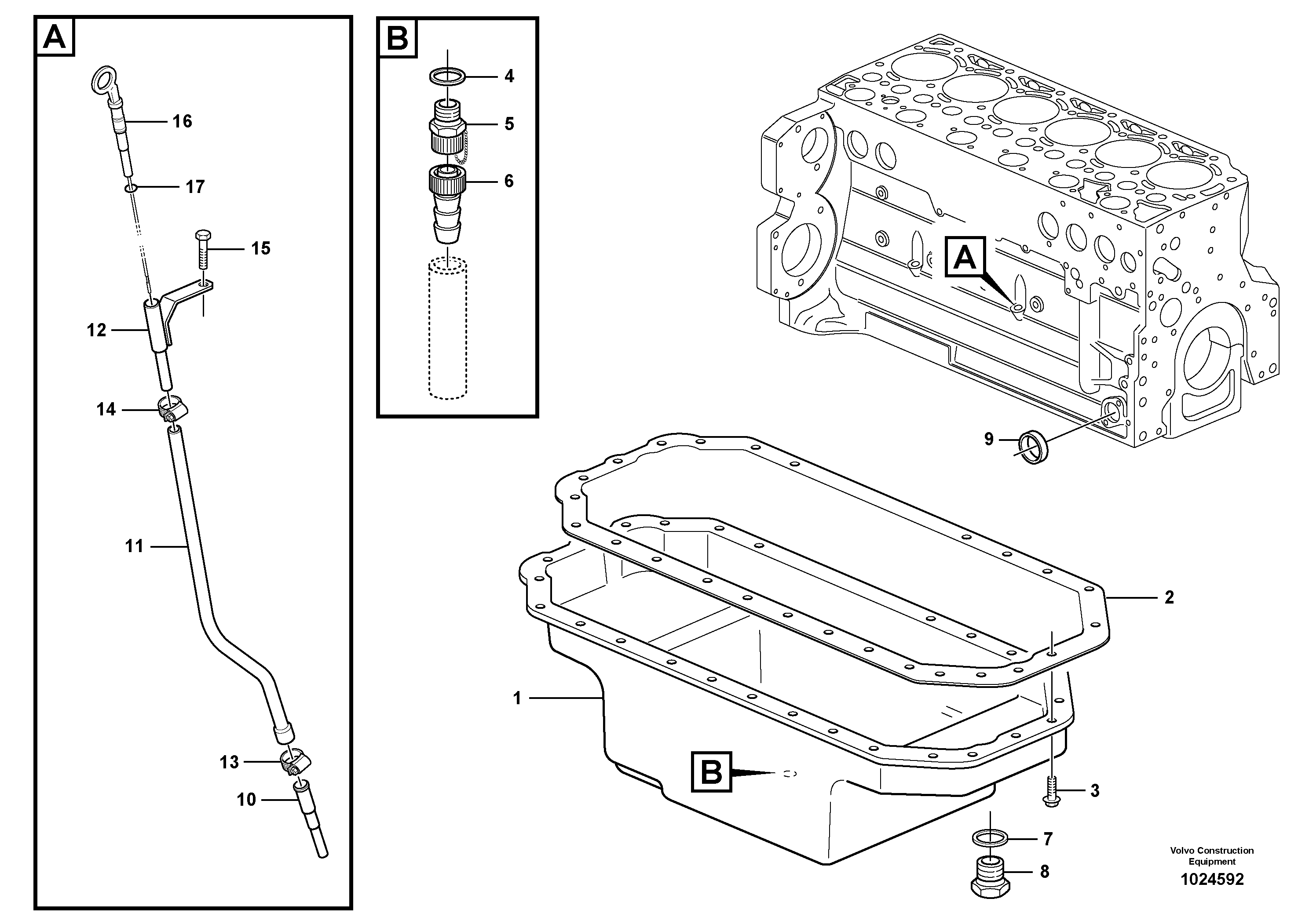Seat frame VOE20840347 VOLVO