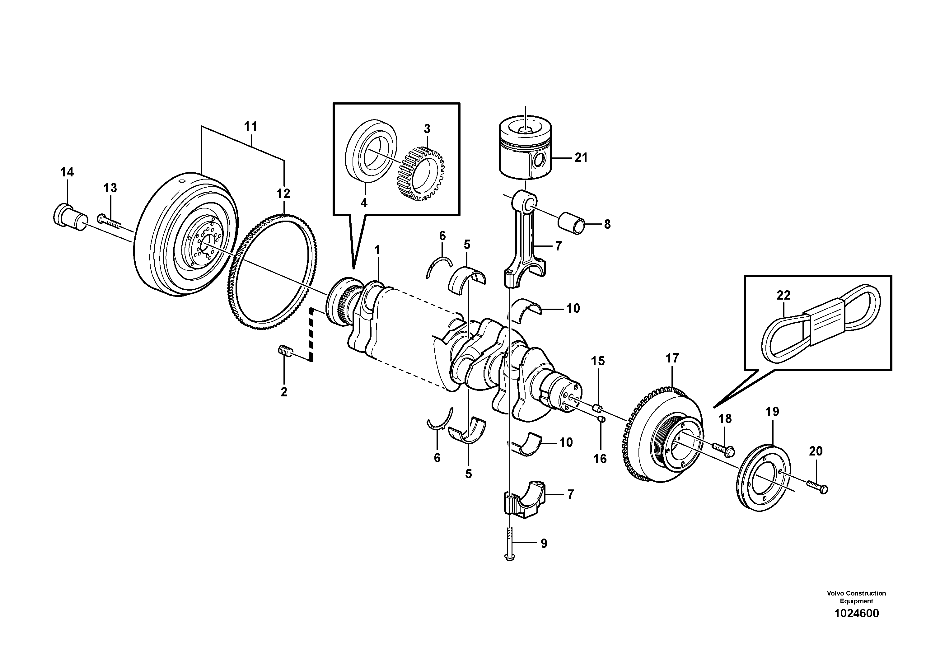 Reversing Valve VOE20799122 VOLVO