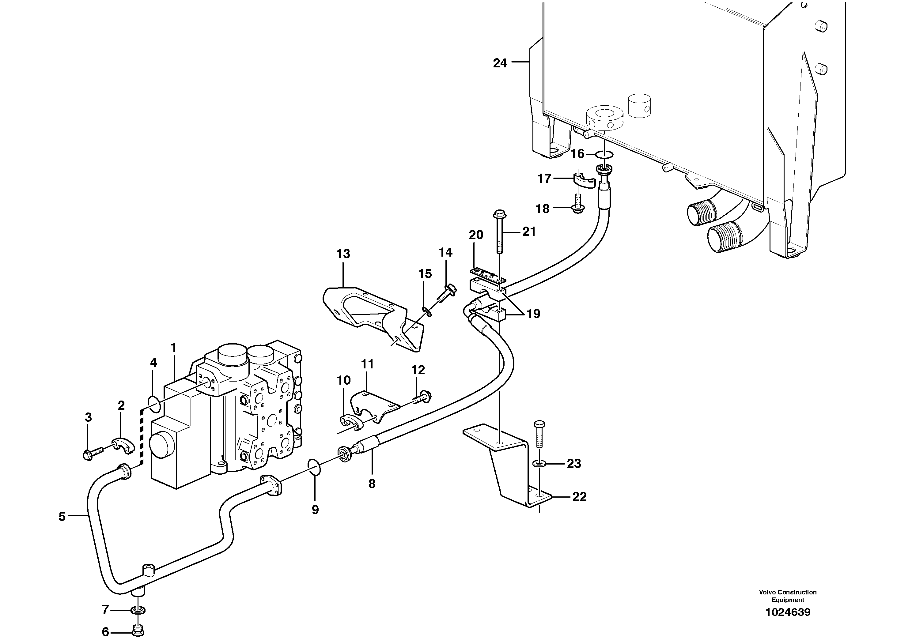 Seat frame VOE15009616 VOLVO