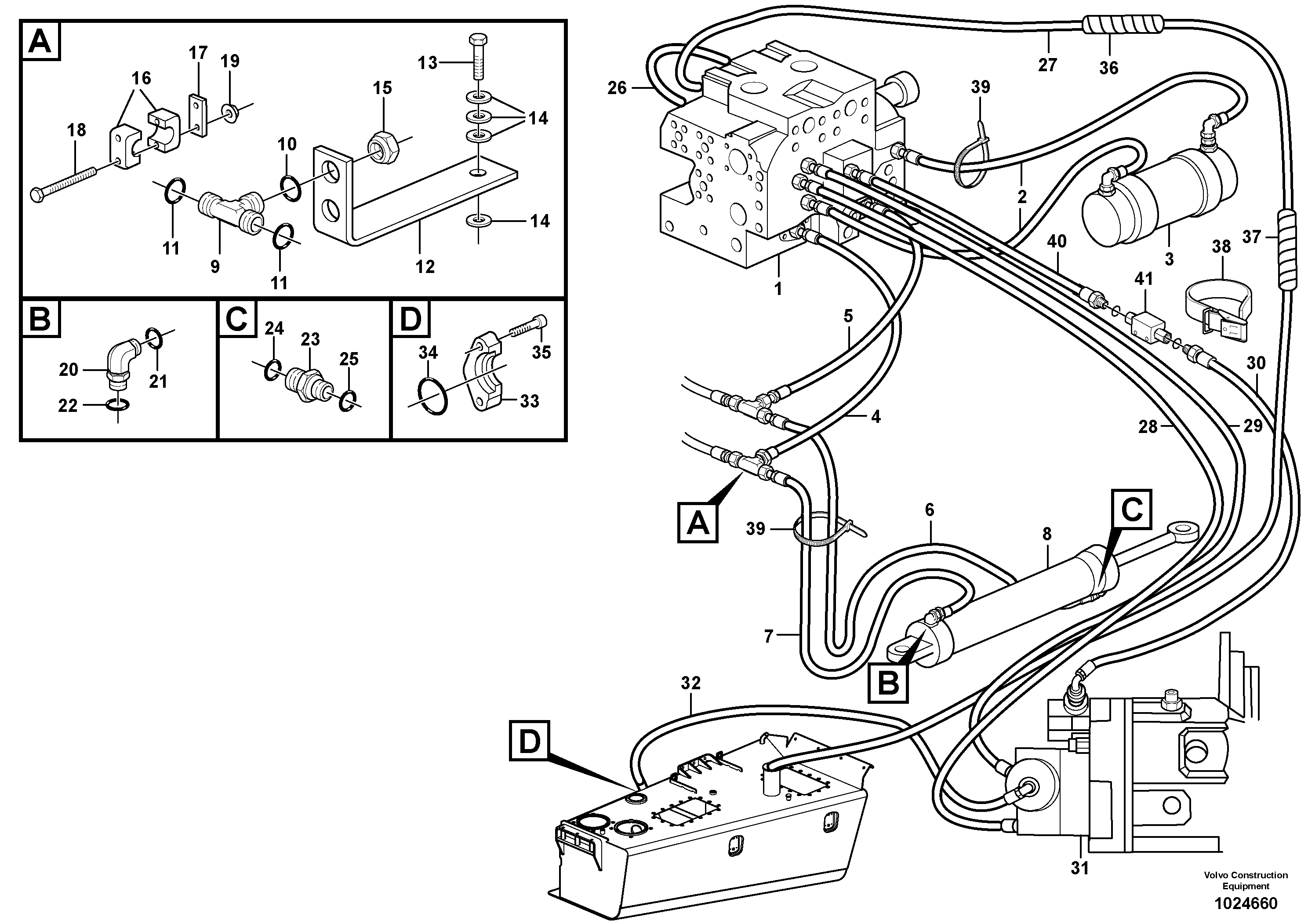 Timing gear casing VOE935905 VOLVO