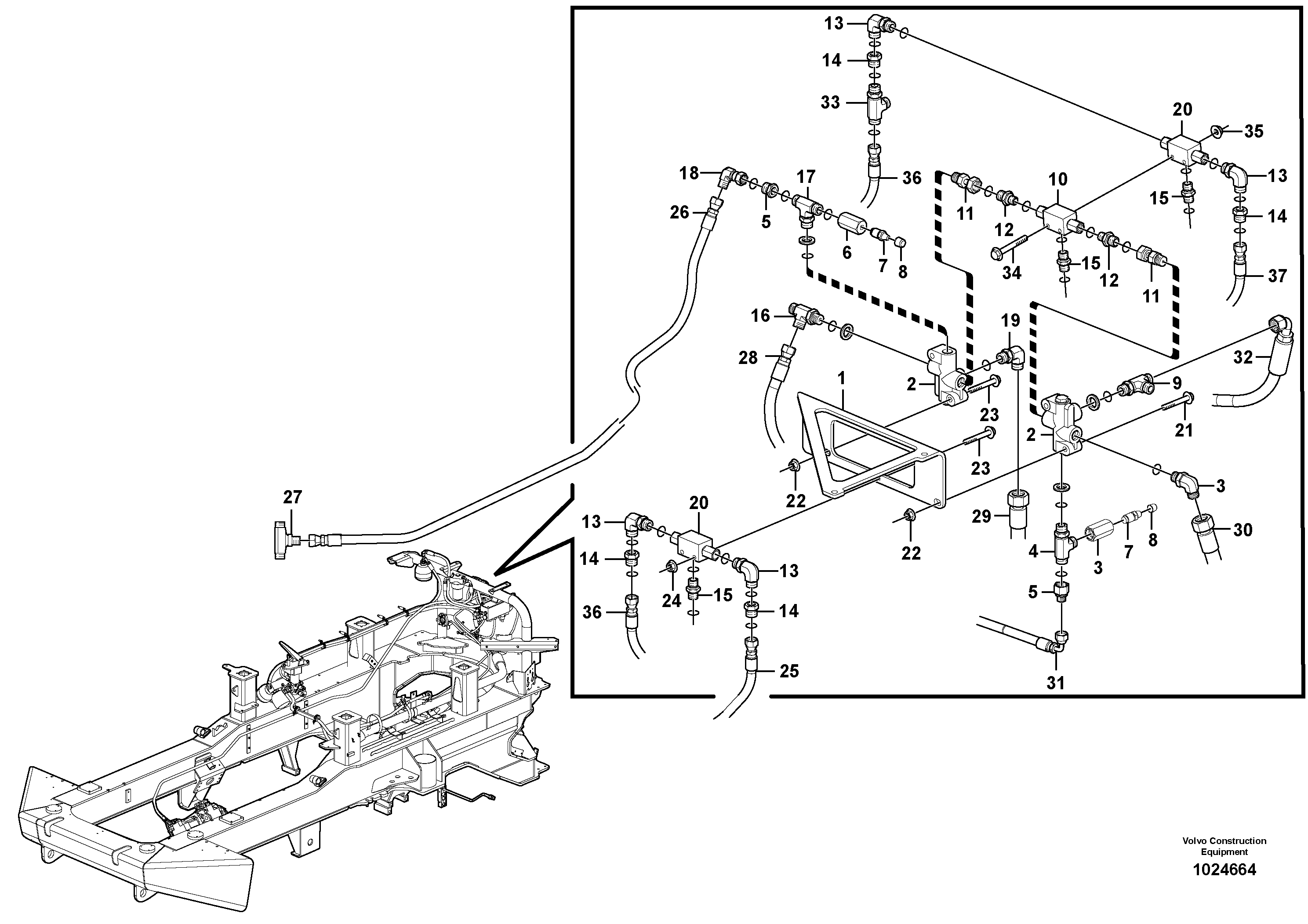 Timing gear casing VOE938139 VOLVO