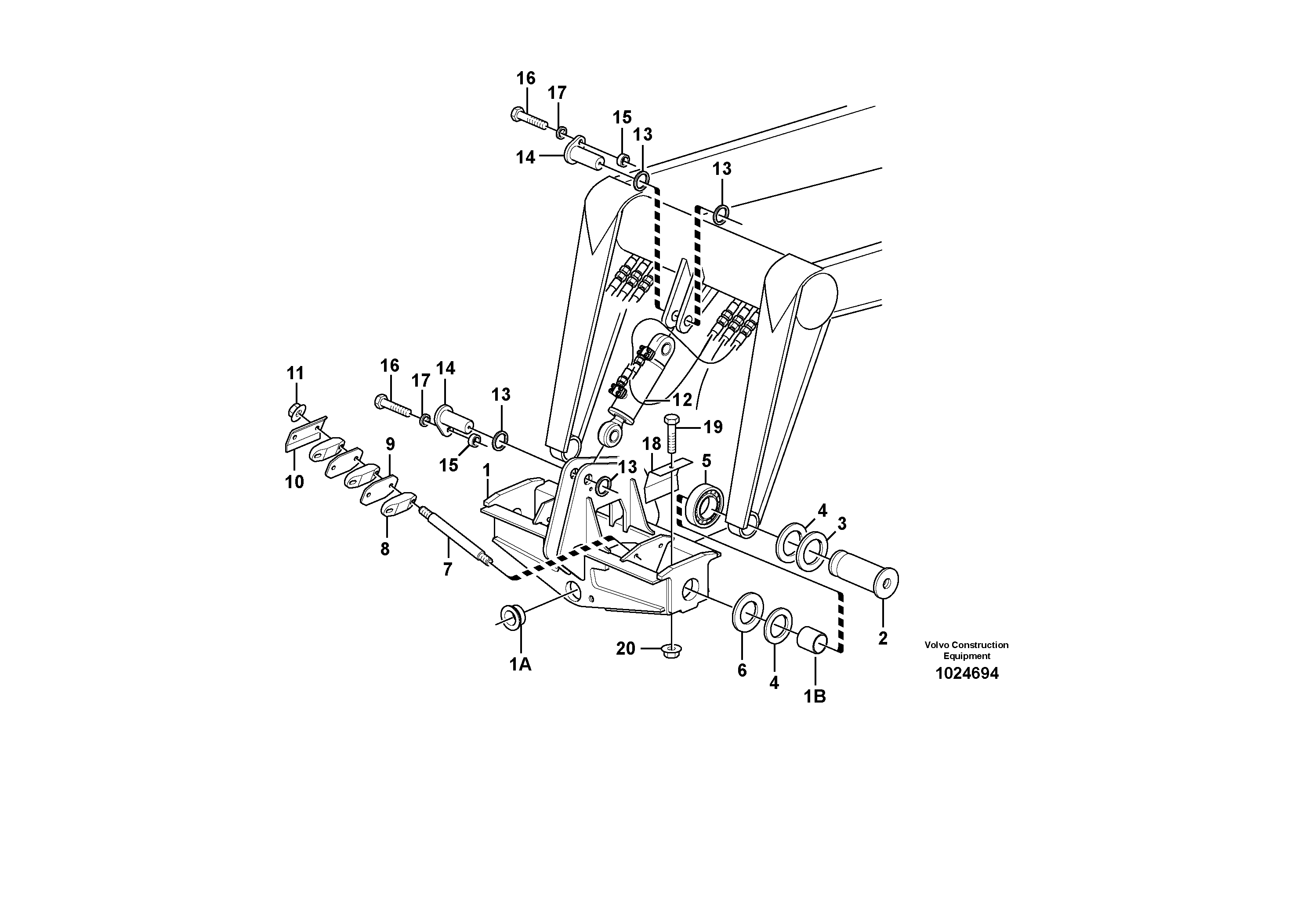 Stator VOE11106501 VOLVO