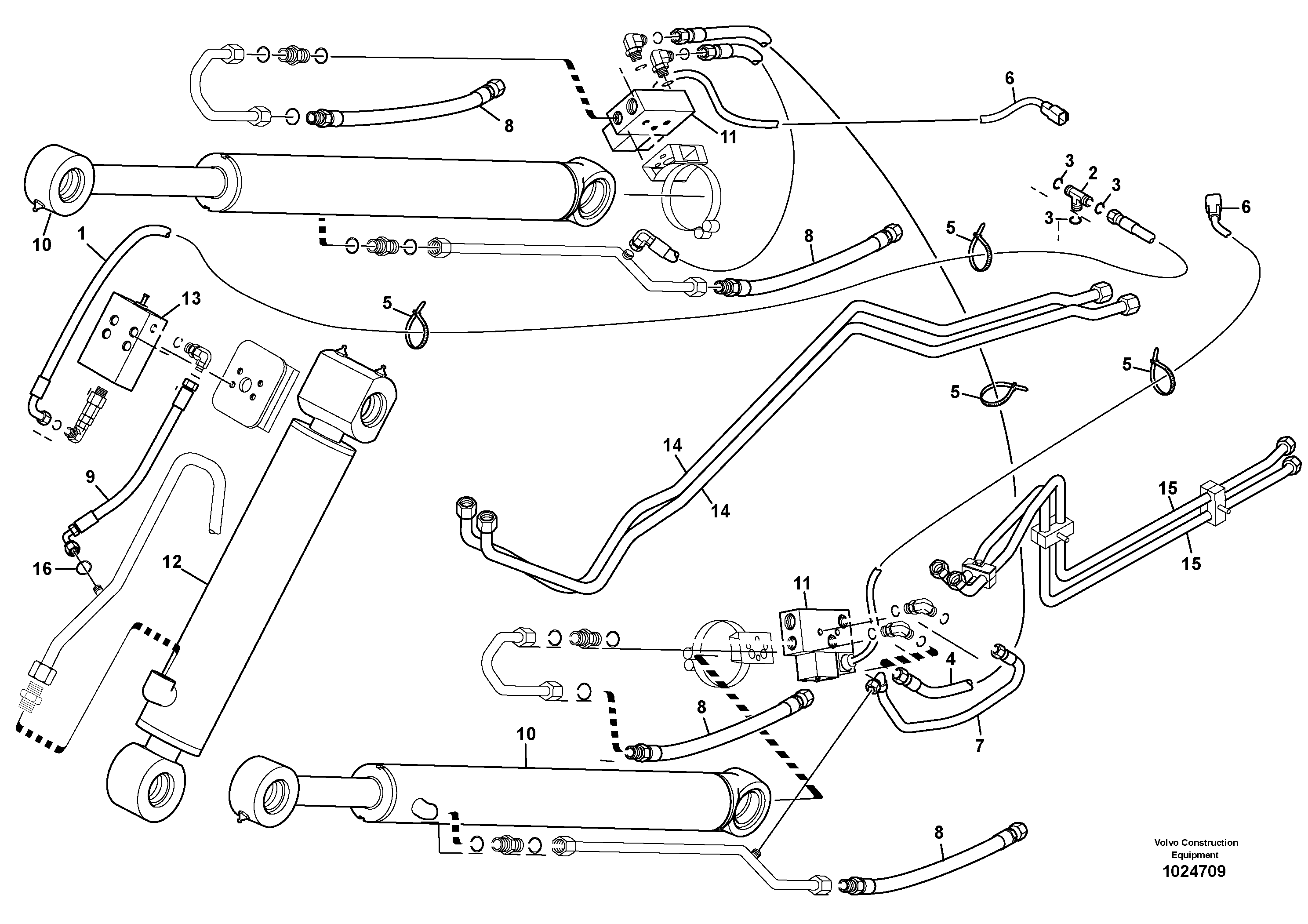 Timing gear casing VOE11886733 VOLVO