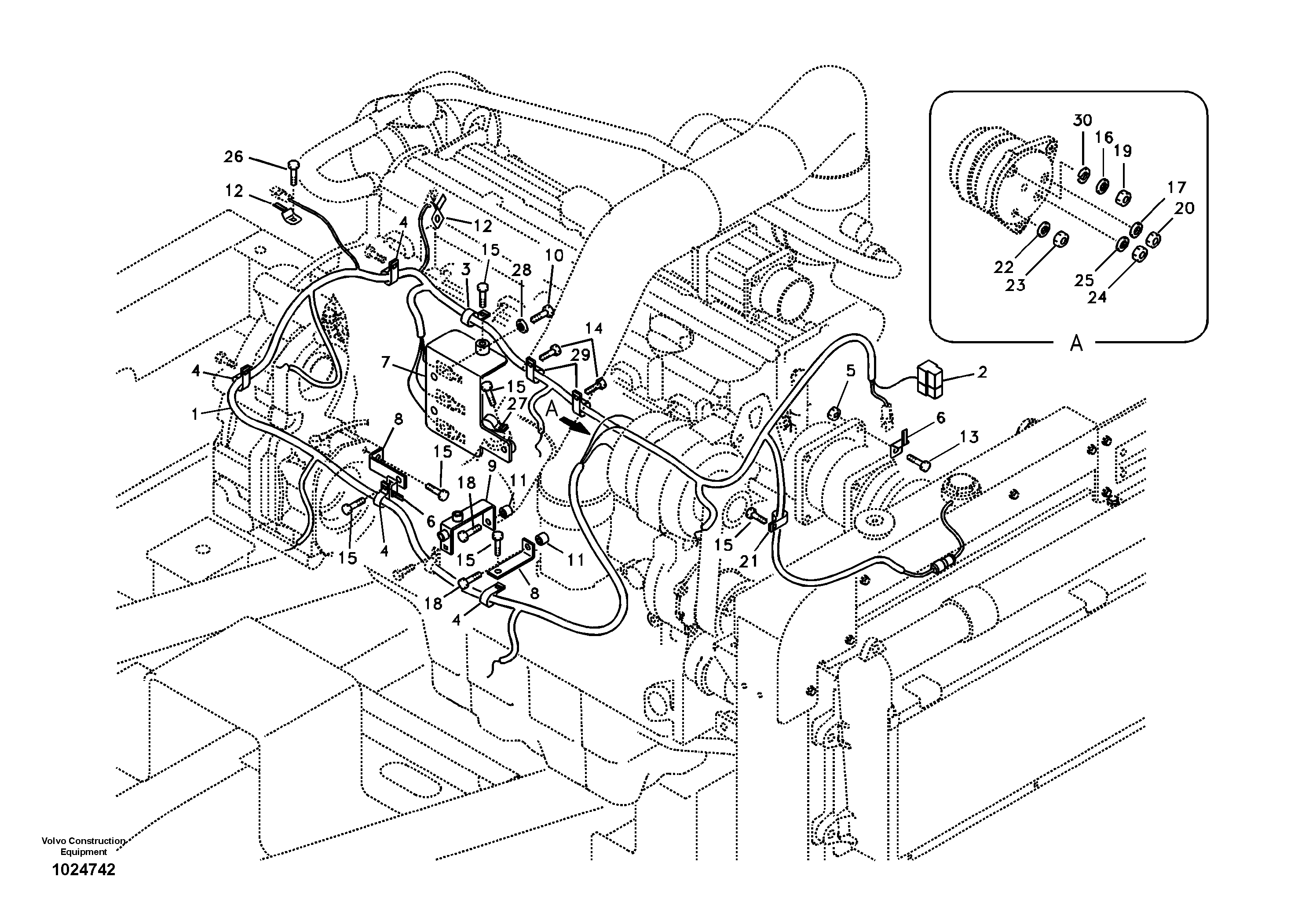 Wire harness VOE14530516 VOLVO