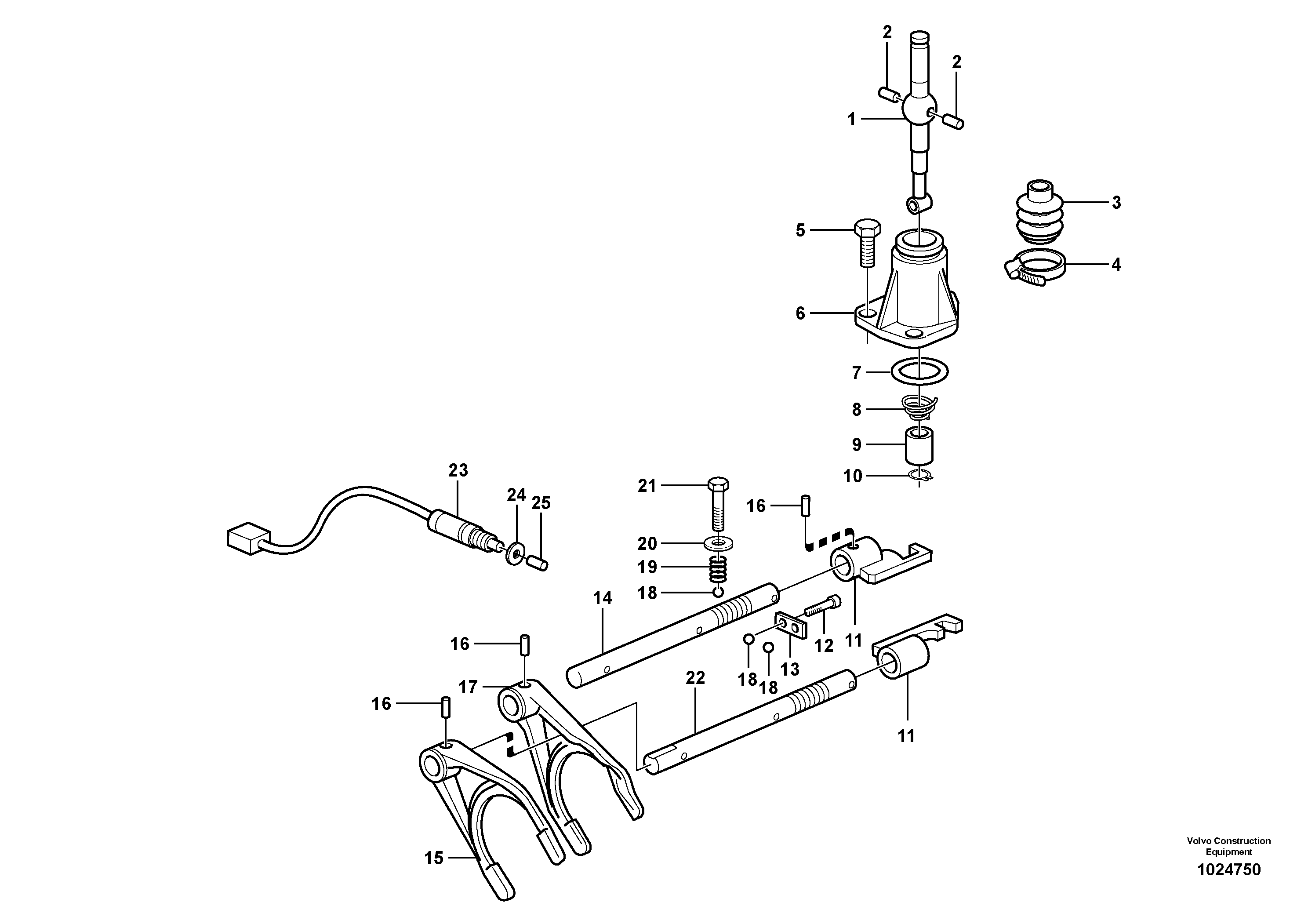 Bearing Spindle VOE11716804 VOLVO