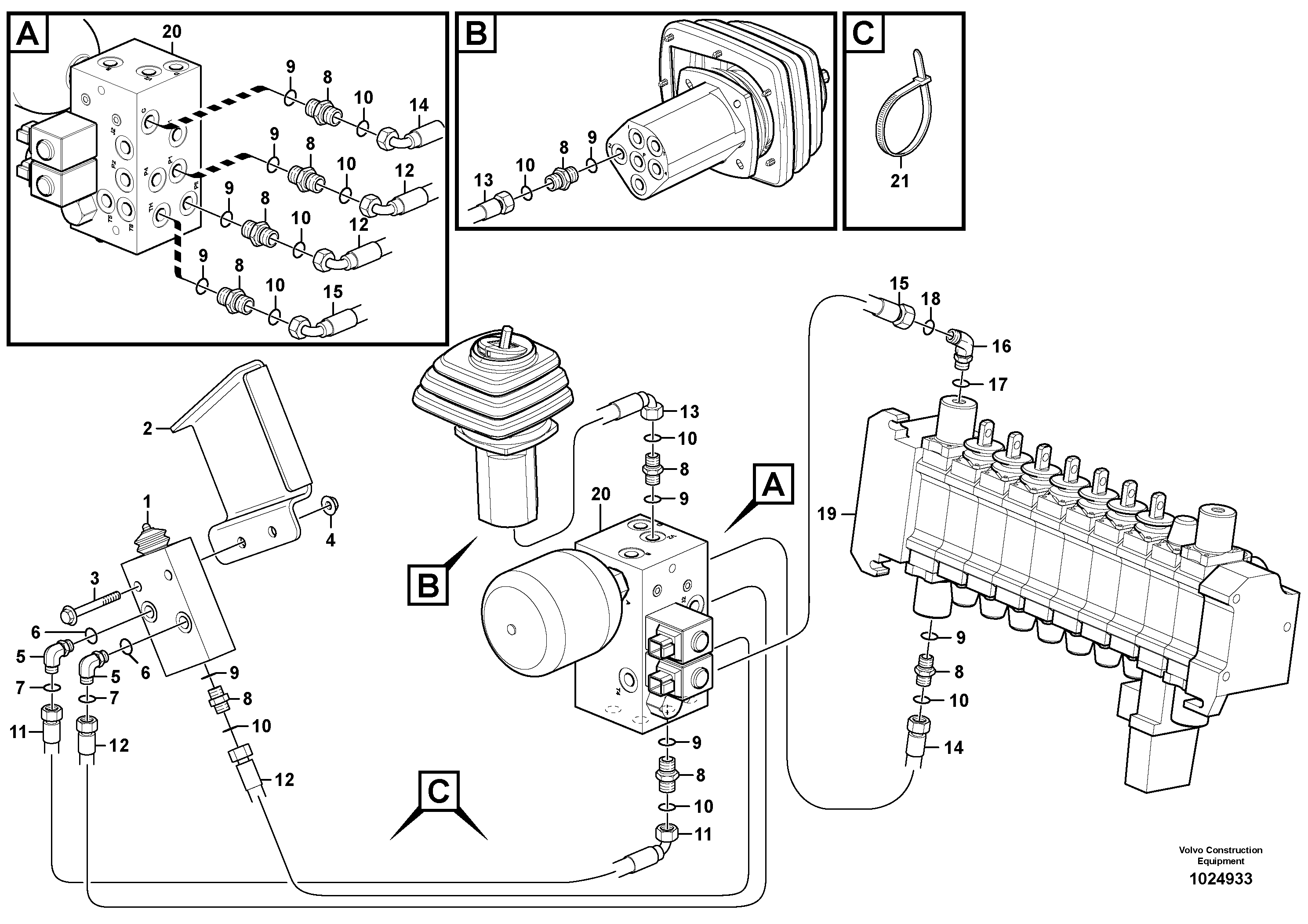 Timing gear casing VOE11887324 VOLVO