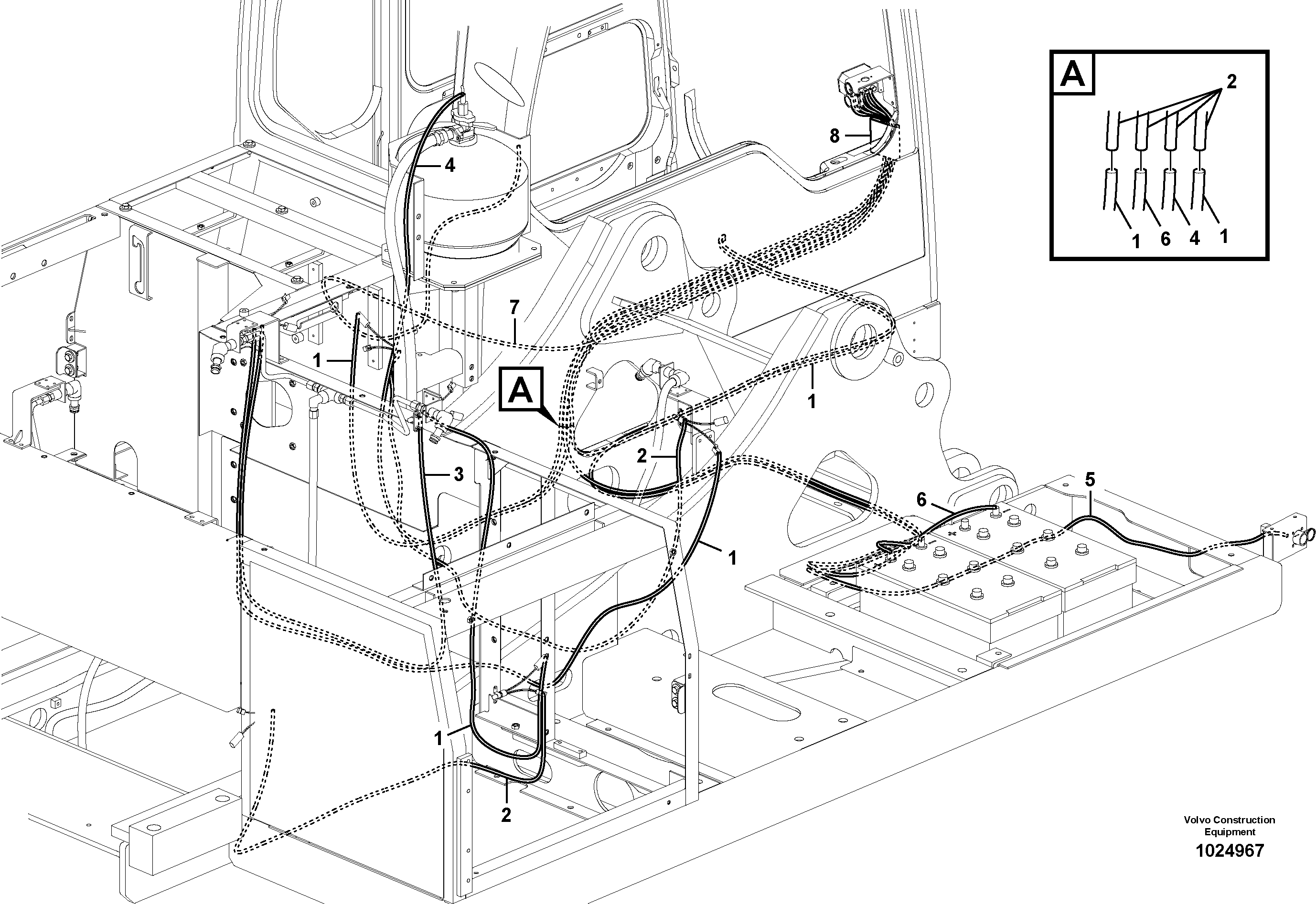Cable harness VOE14560018 VOLVO