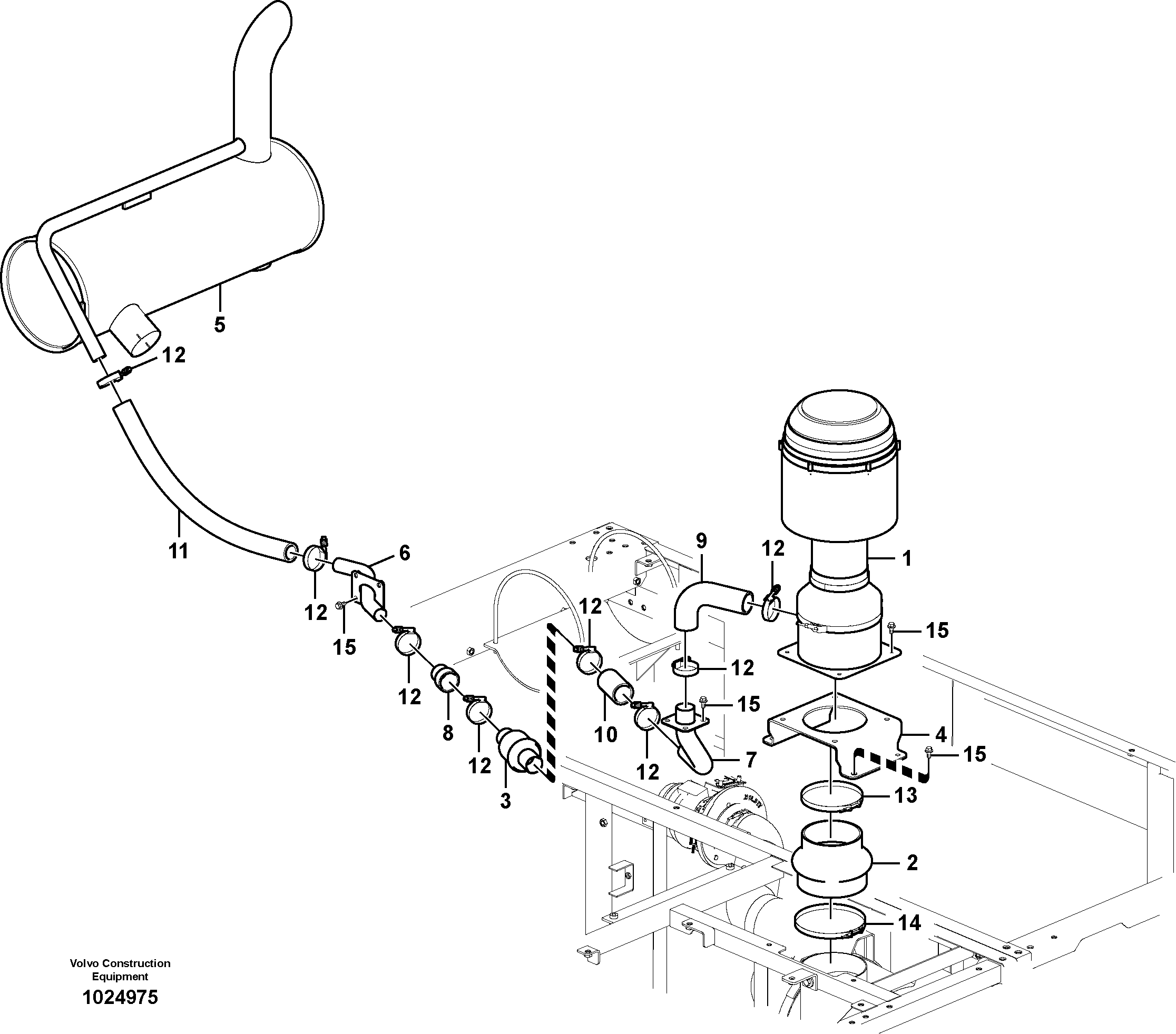 Seat frame VOE14568085 VOLVO