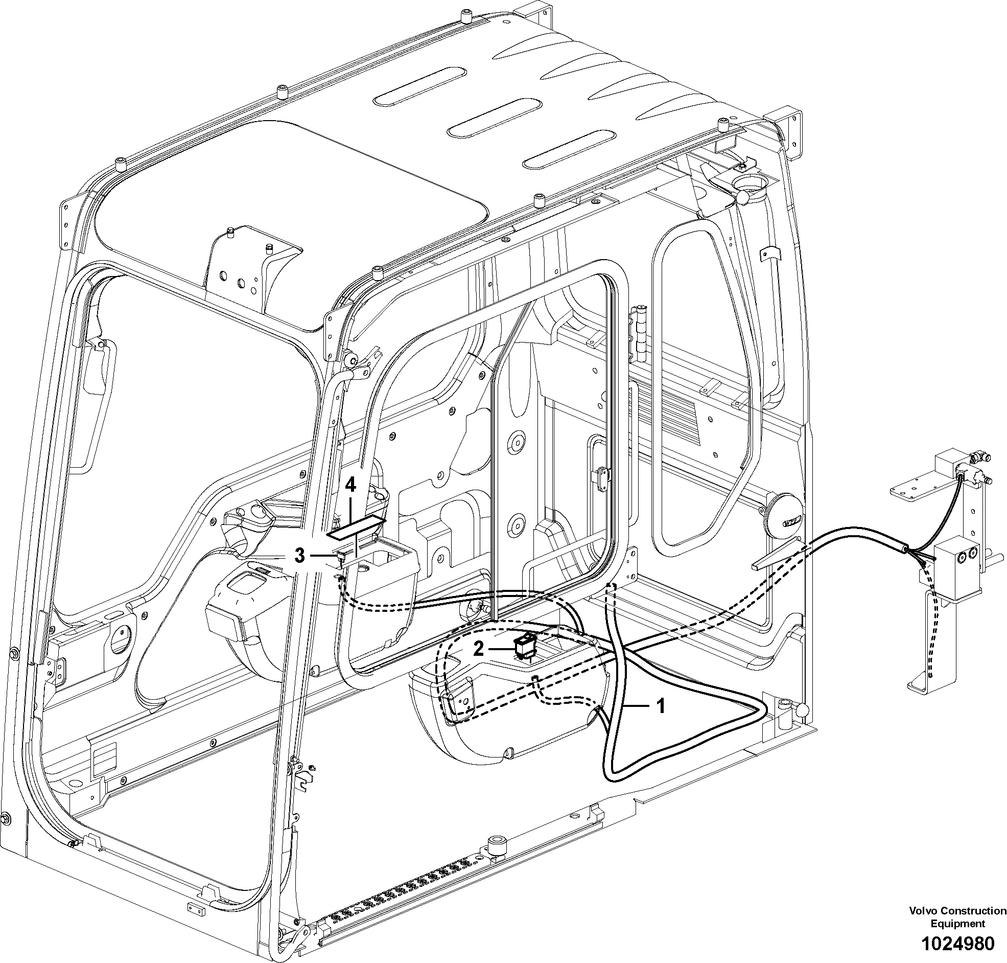 Cable harness VOE14538558 VOLVO