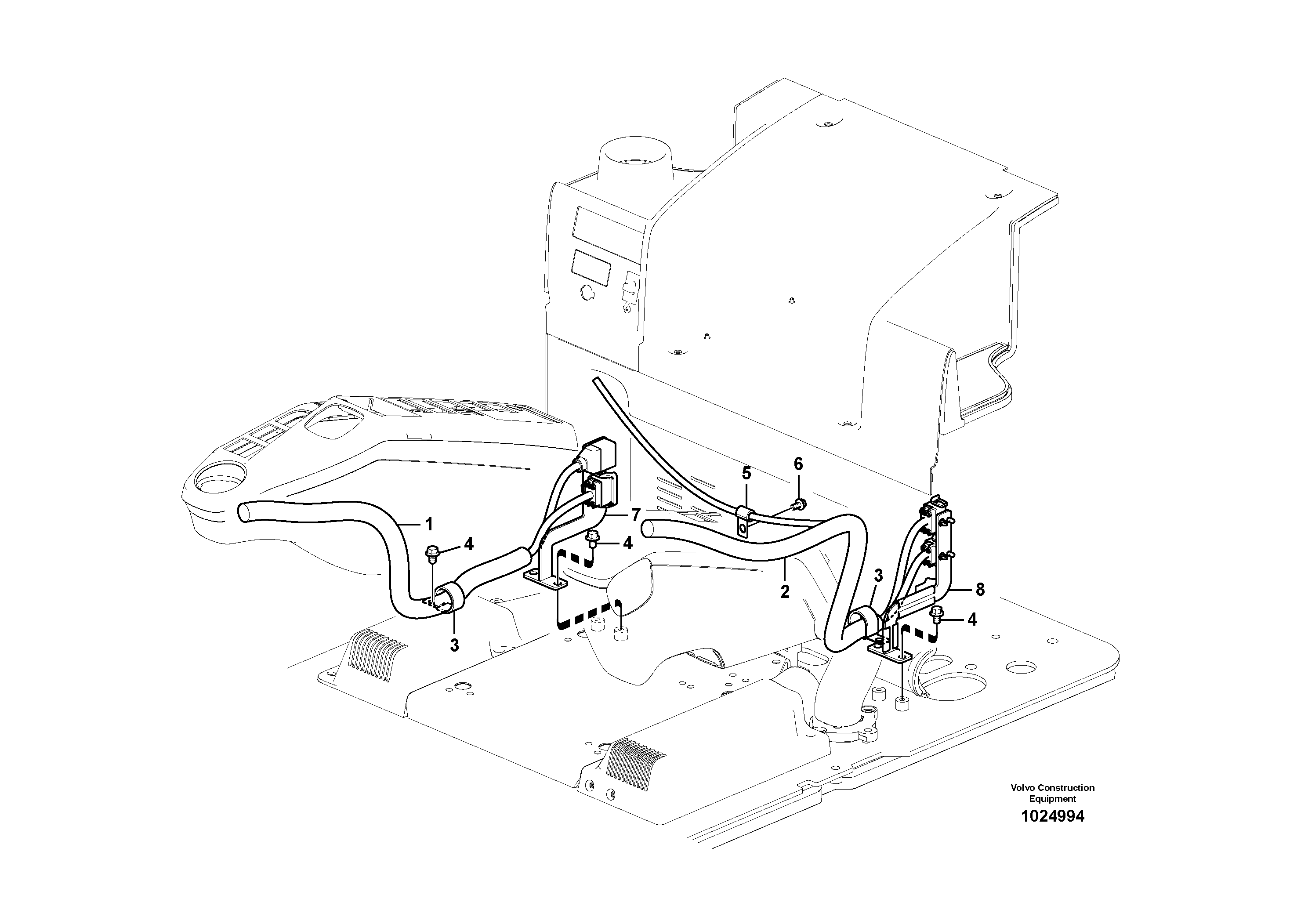 Cable harness VOE14578564 VOLVO