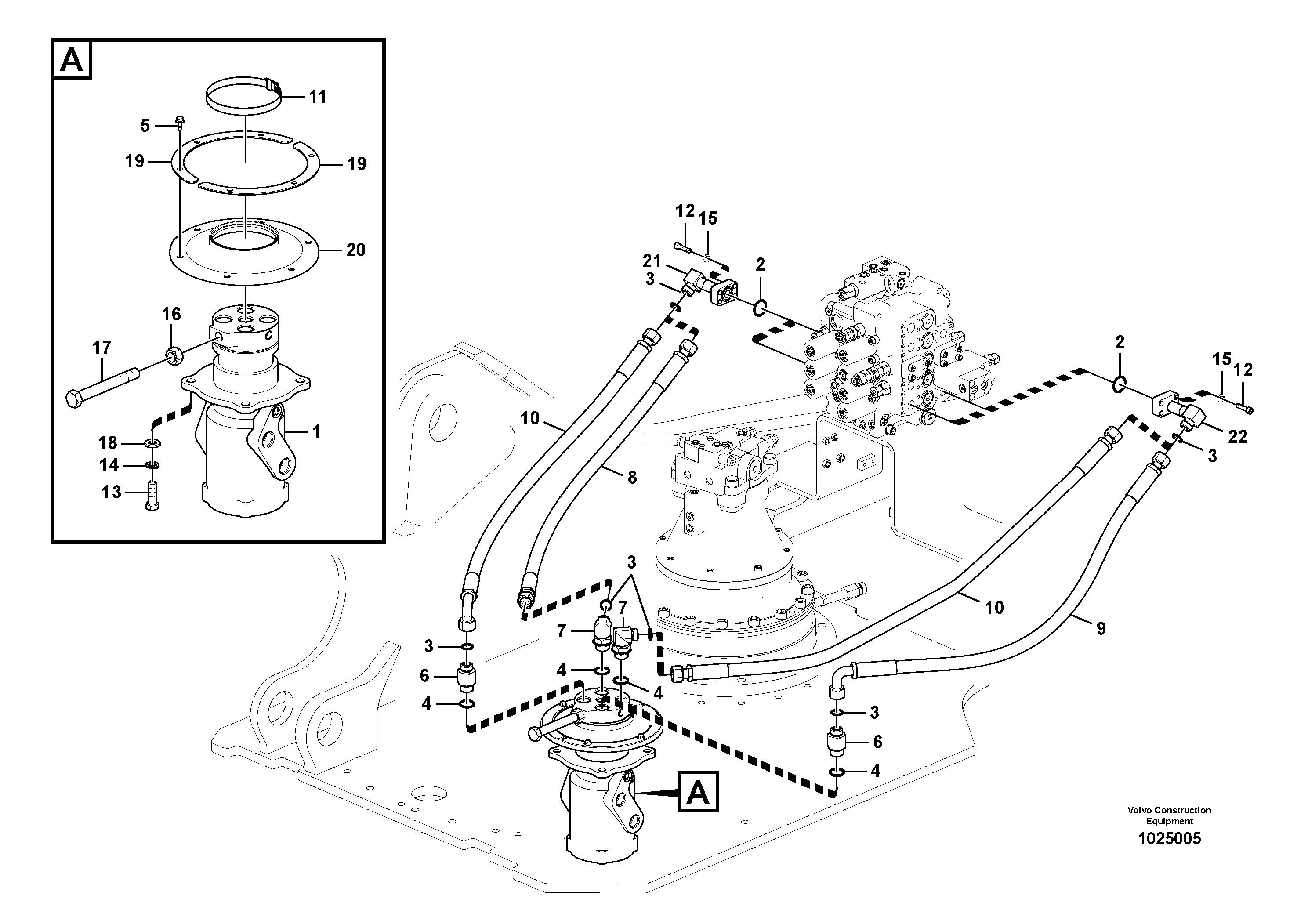 Timing gear casing VOE937016 VOLVO