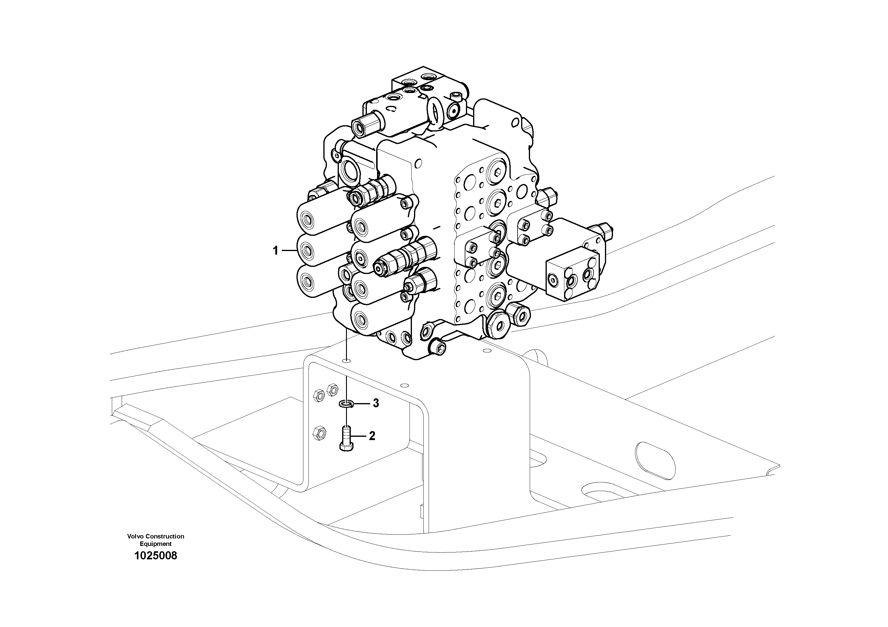 Shaft Guide VOE14636701 VOLVO