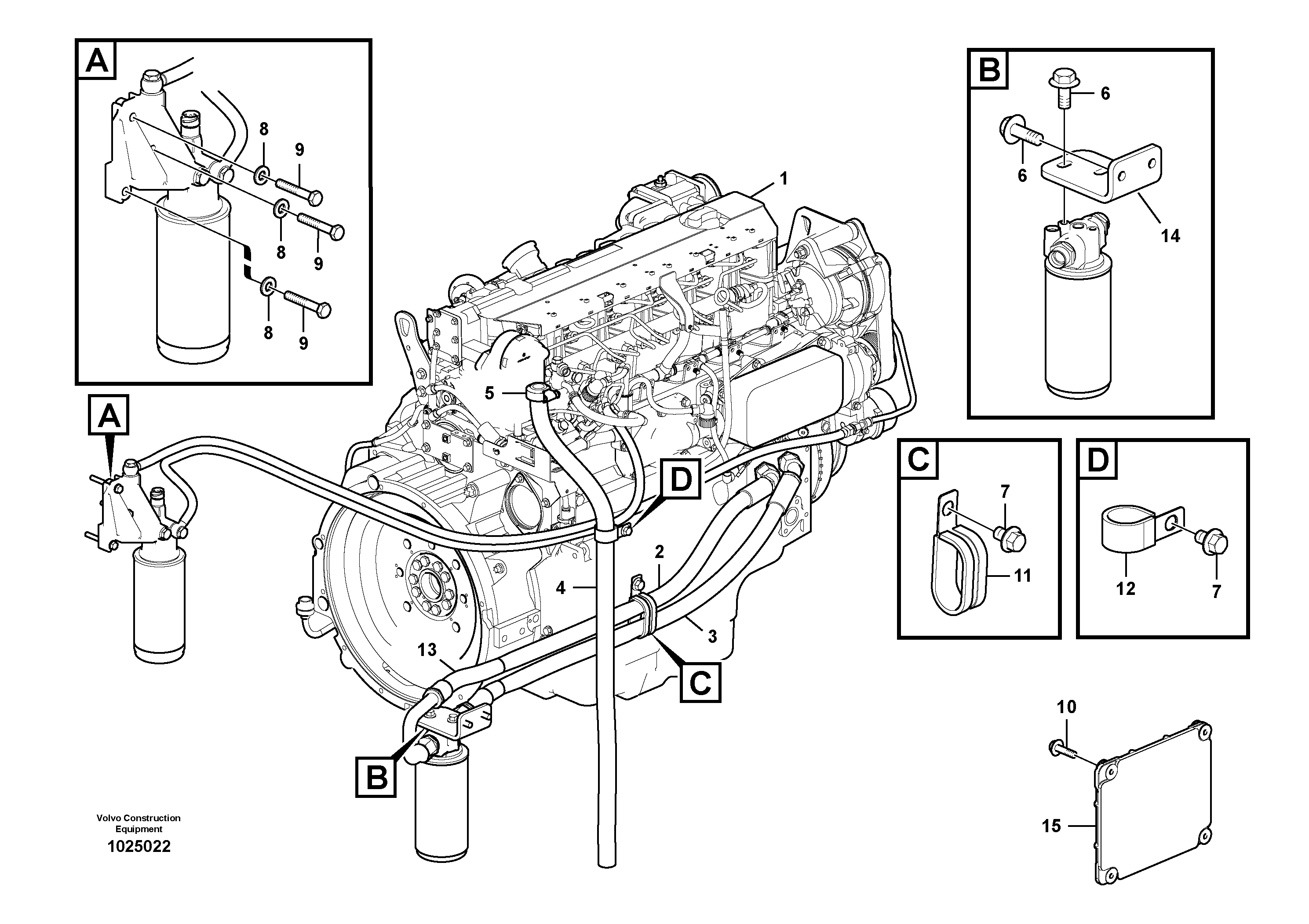 Bracket VOE14548355 VOLVO