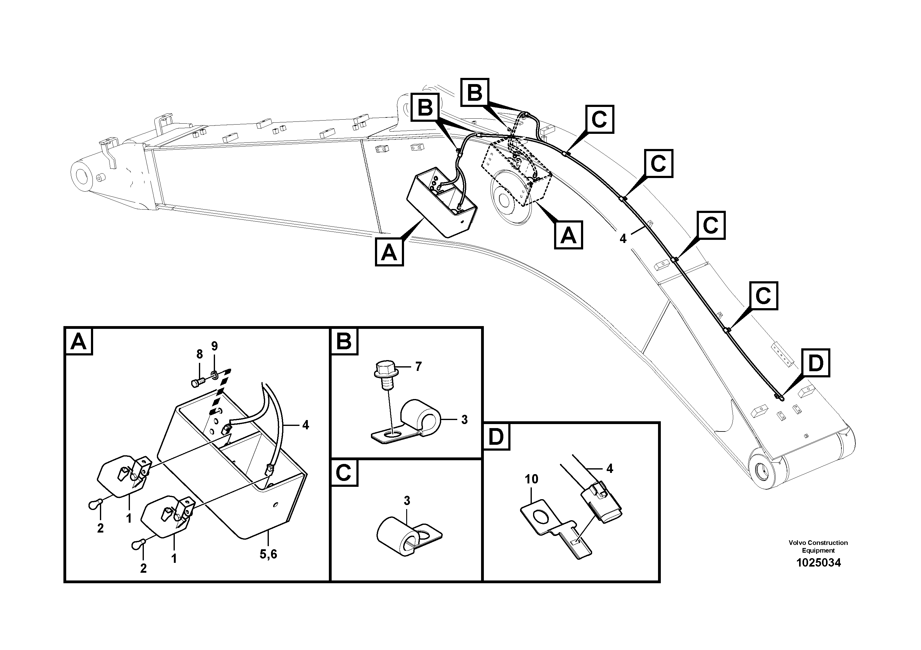 Alternator Bracket VOE11170348 VOLVO