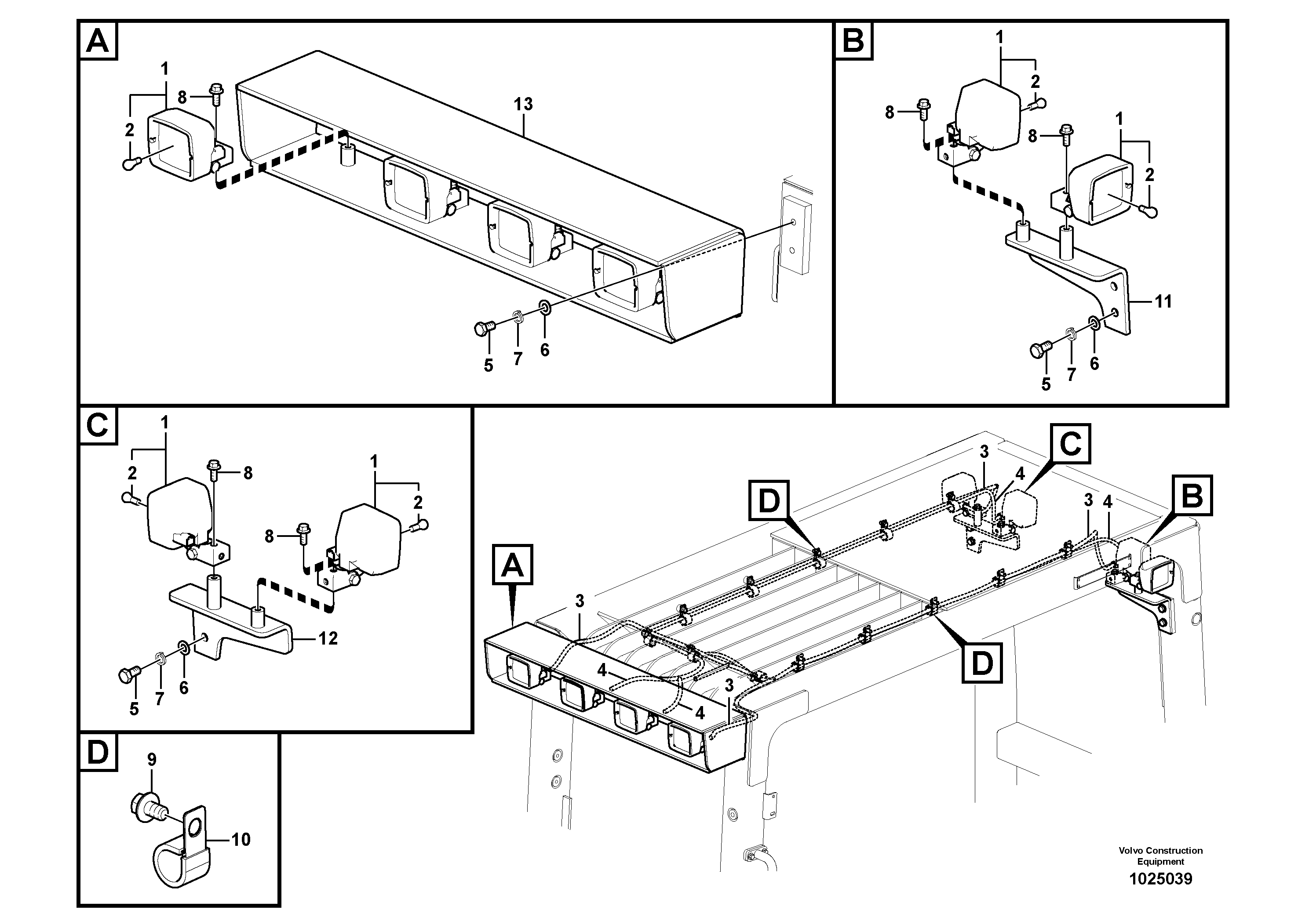 Bracket VOE14542893 VOLVO