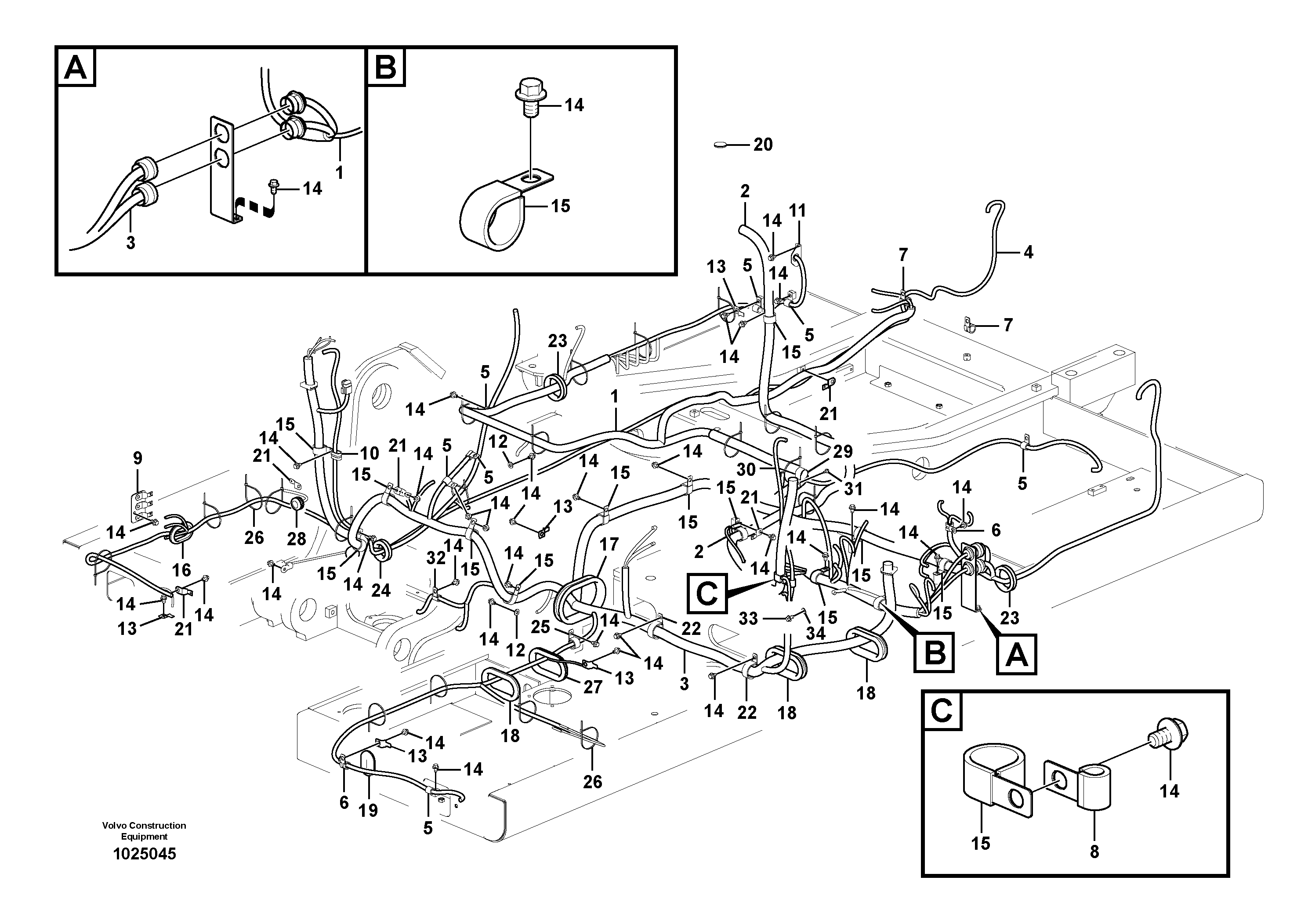 Support Leg RM/VOE14570246 VOLVO