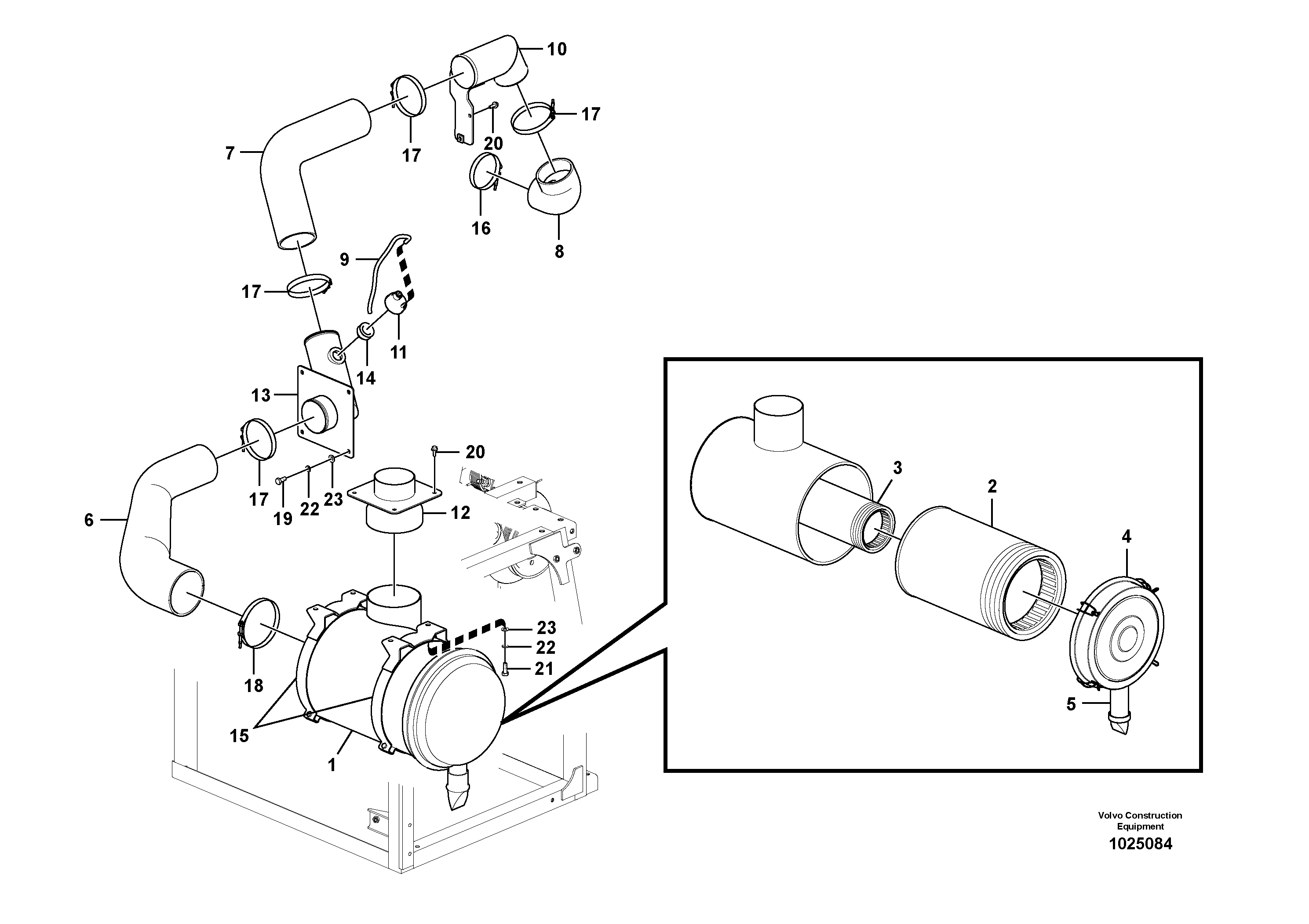 Fuel miser valve VOE14550619 VOLVO