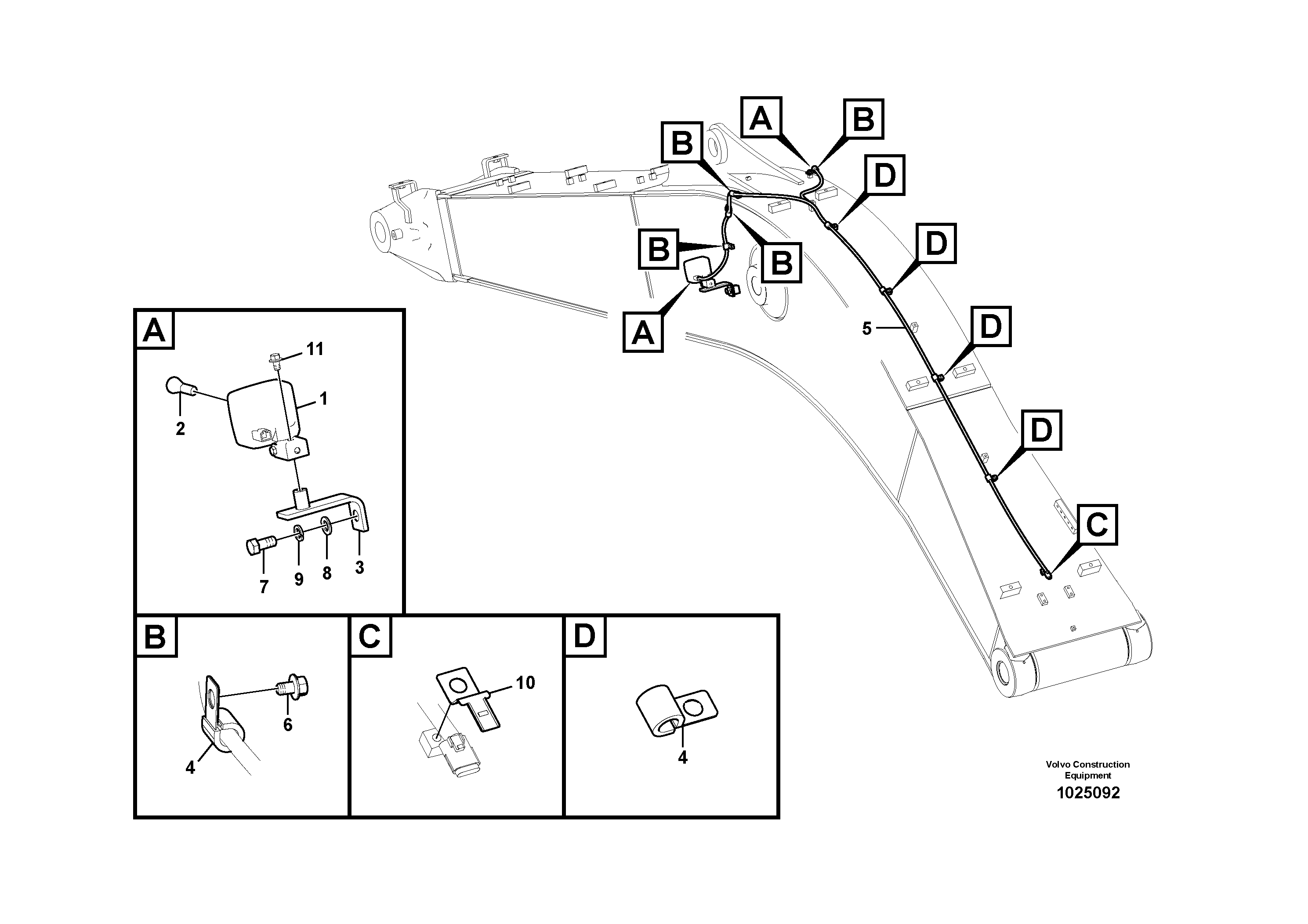 Wire harness VOE14545452 VOLVO