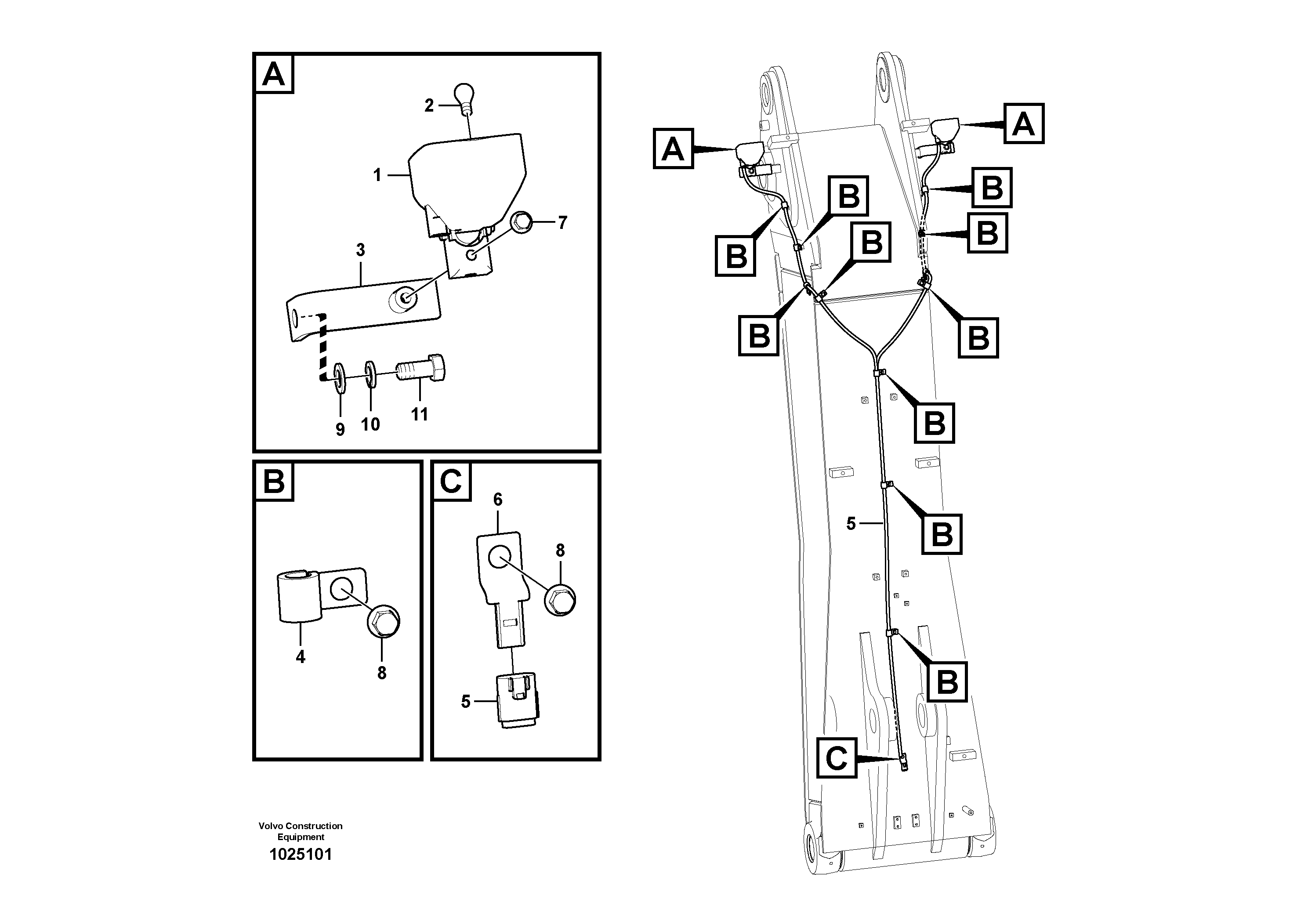 Support Leg VOE14590080 VOLVO