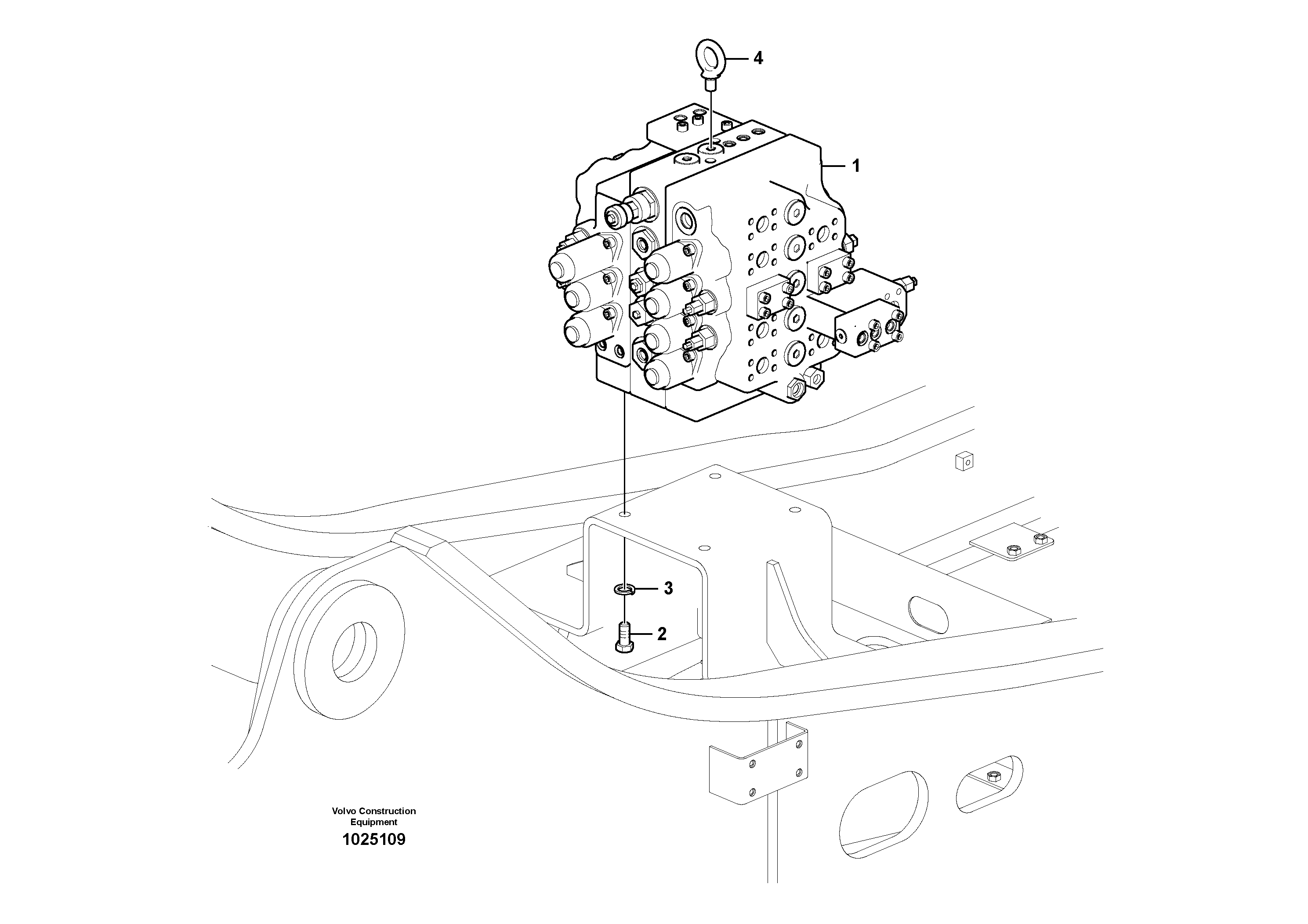 Shaft Guide VOE14678664 VOLVO