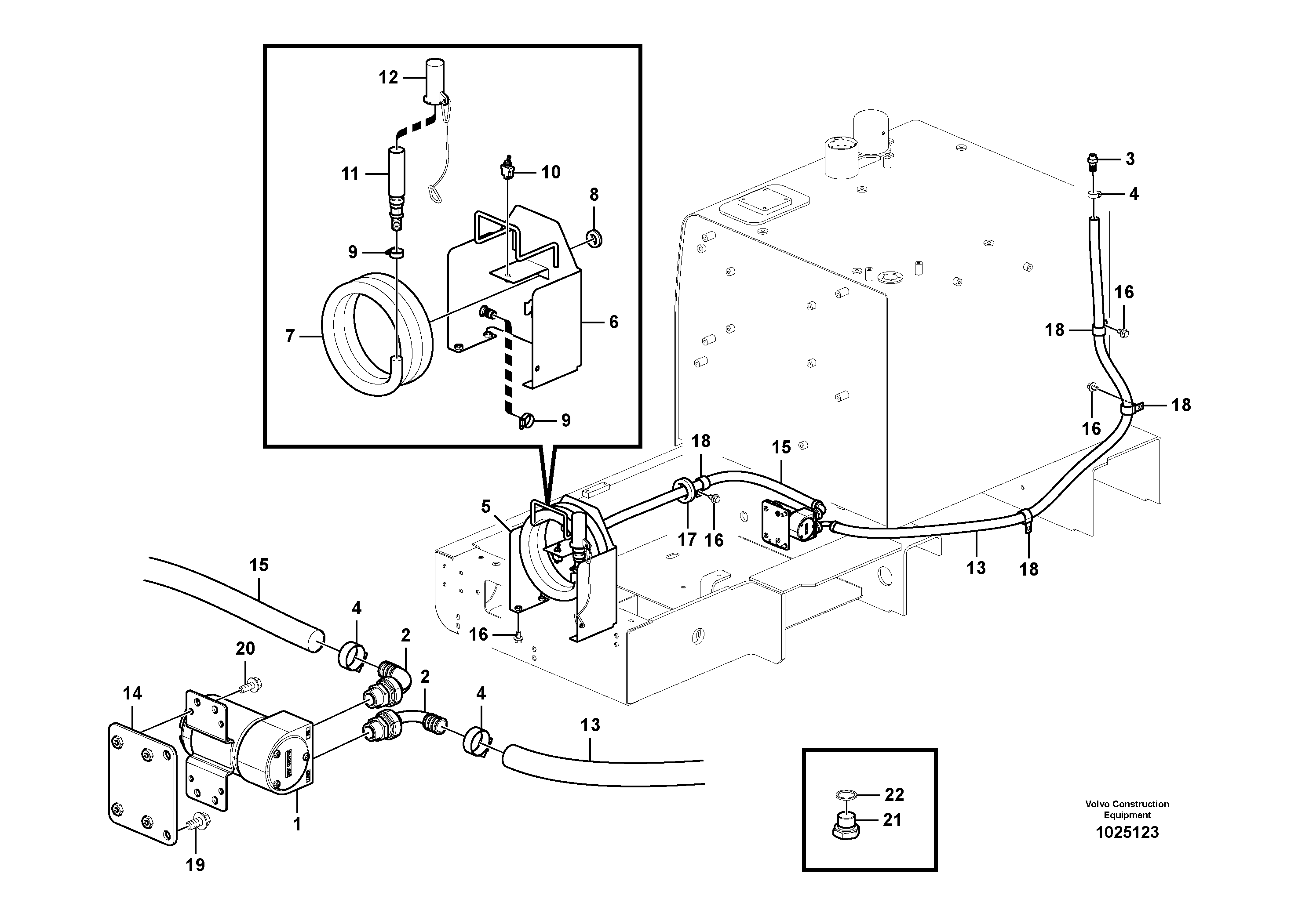 Hose VOE14557205 VOLVO