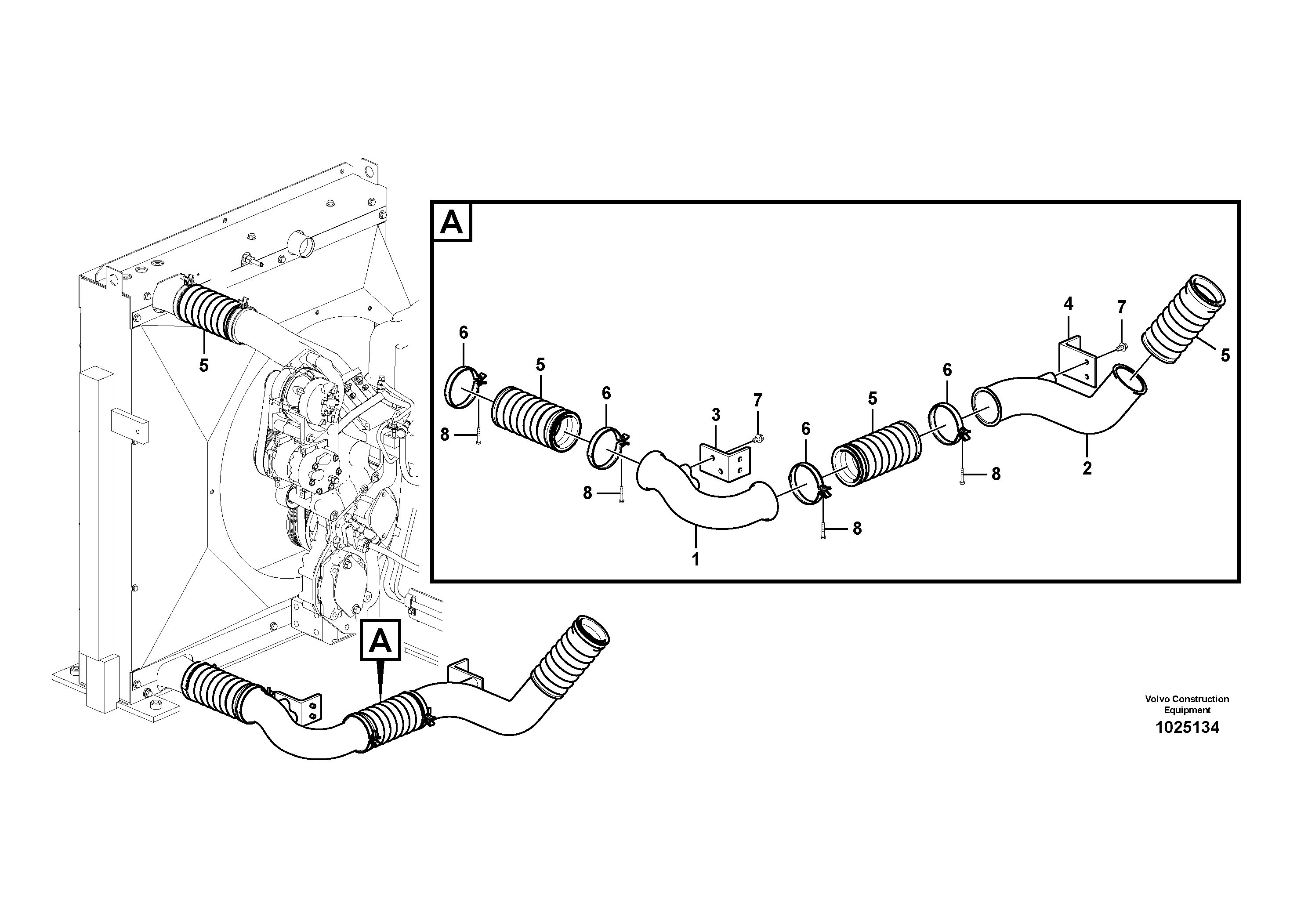 Seat frame VOE14579140 VOLVO