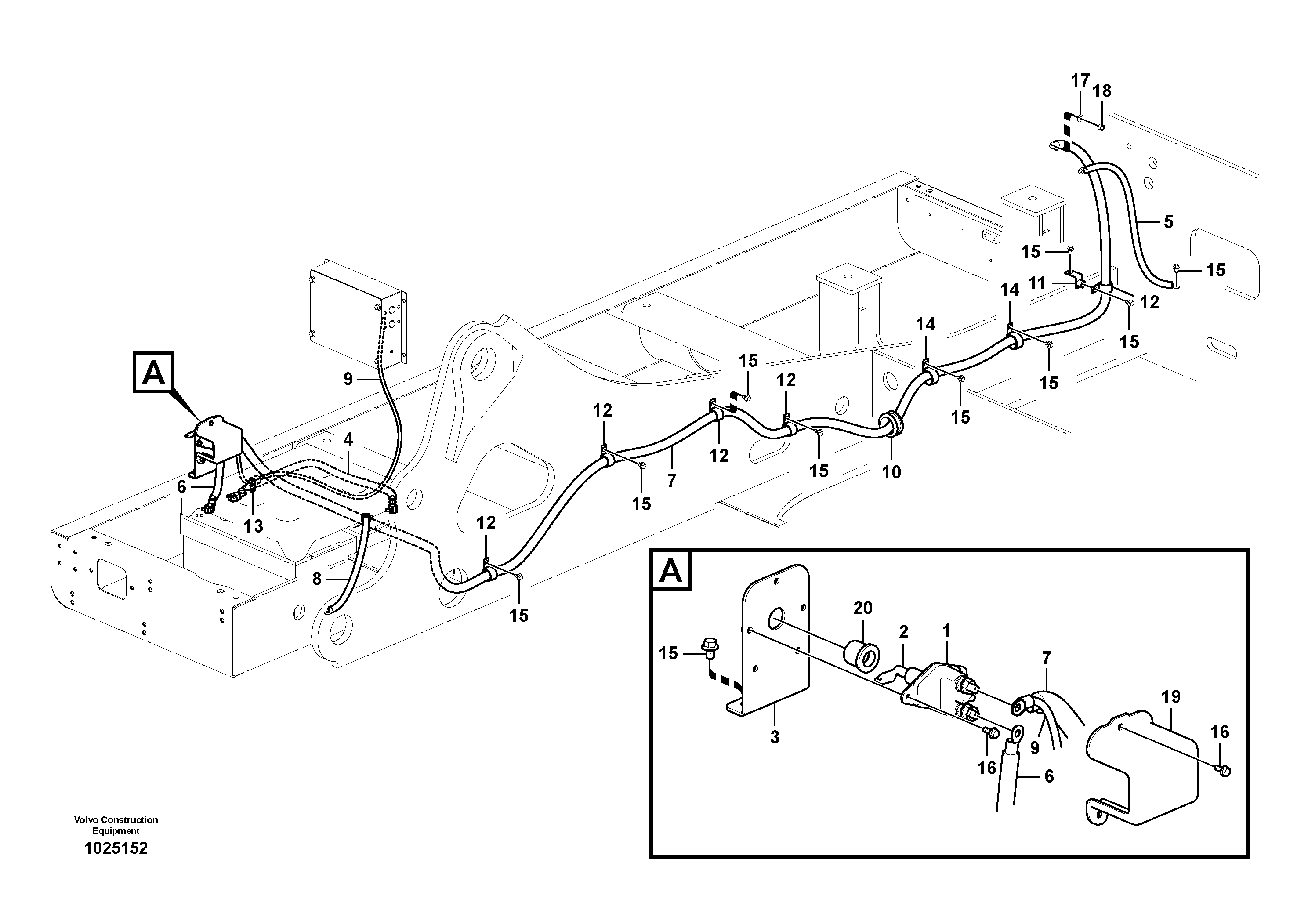 Brush Bearing VOE14599457 VOLVO