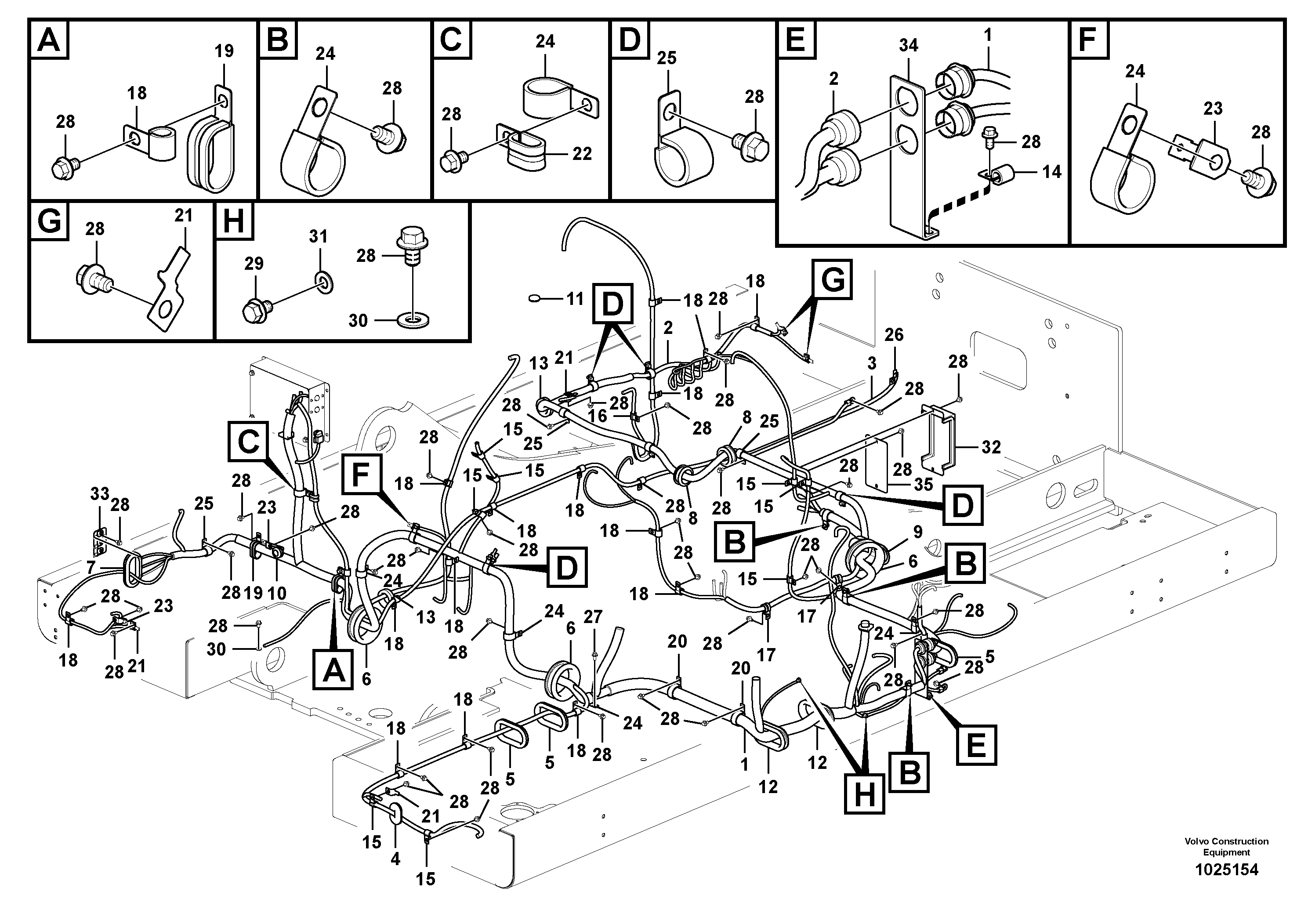 Wire harness VOE14577232 VOLVO
