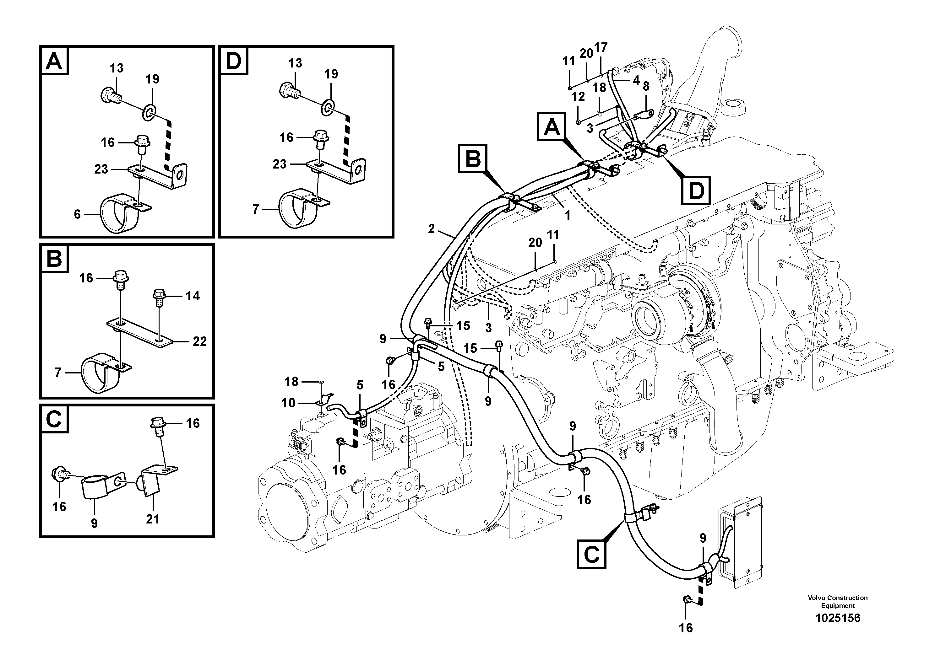 Support Leg VOE14557004 VOLVO