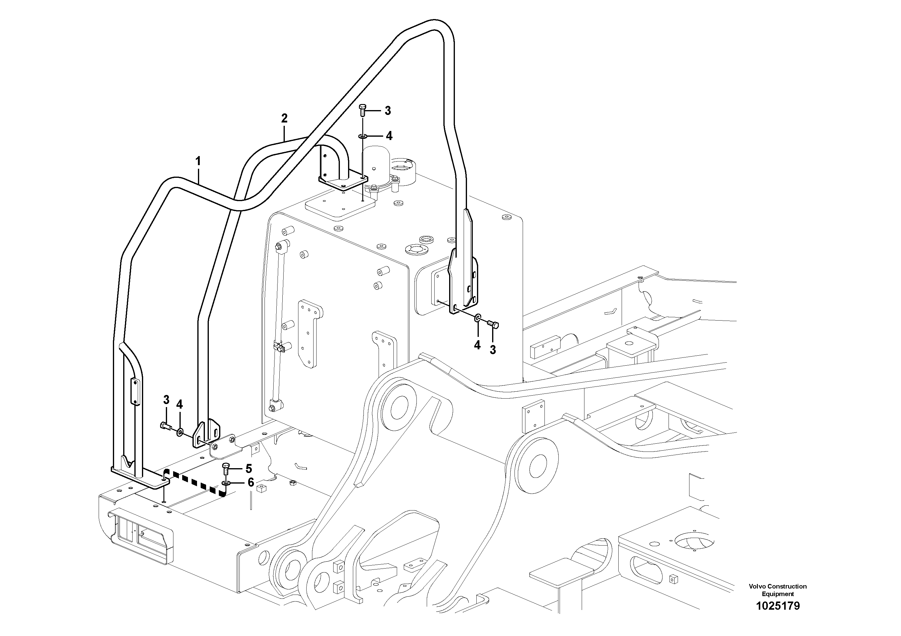 Handrail VOE14385870 VOLVO