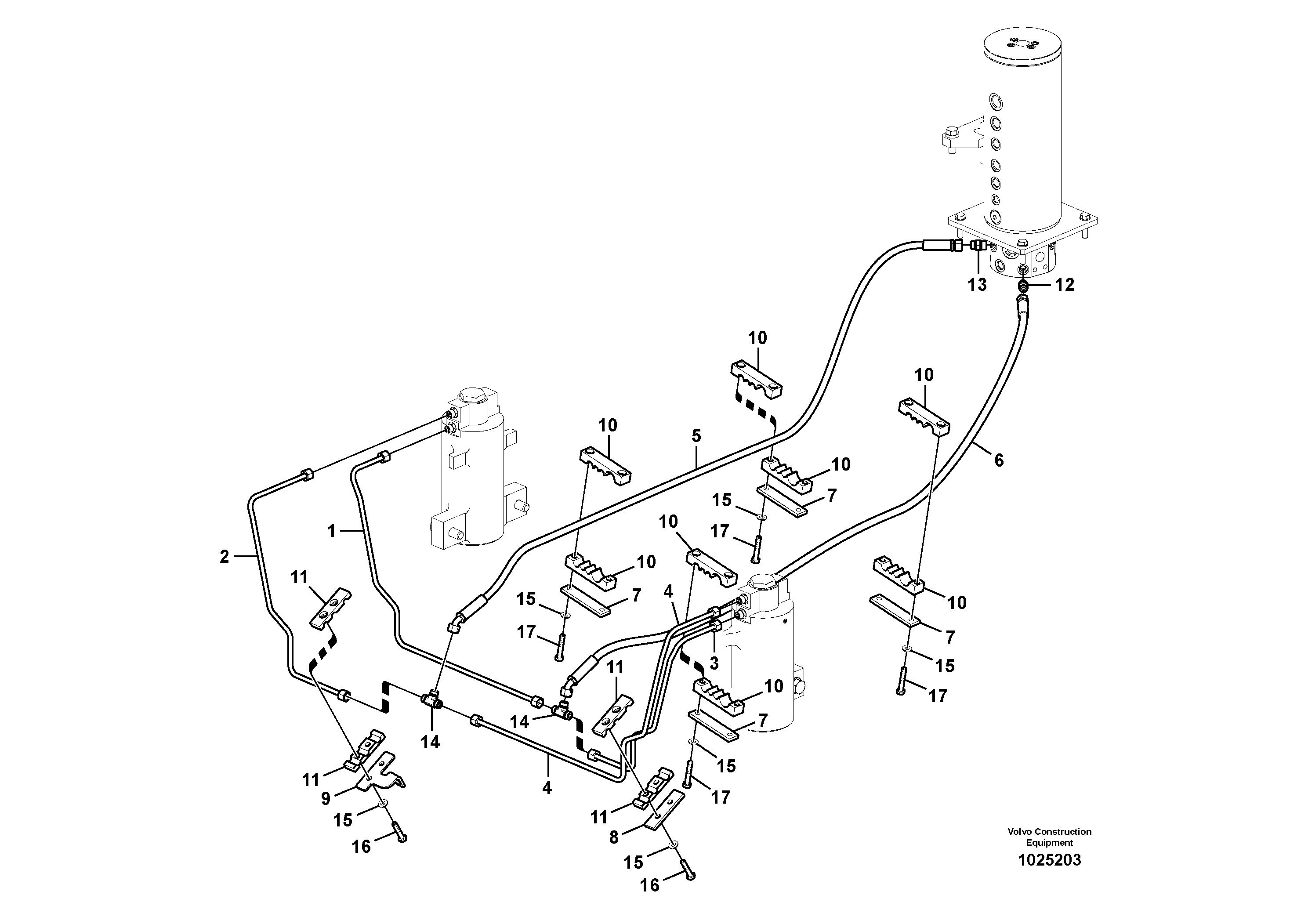 Timing gear casing VOE937871 VOLVO