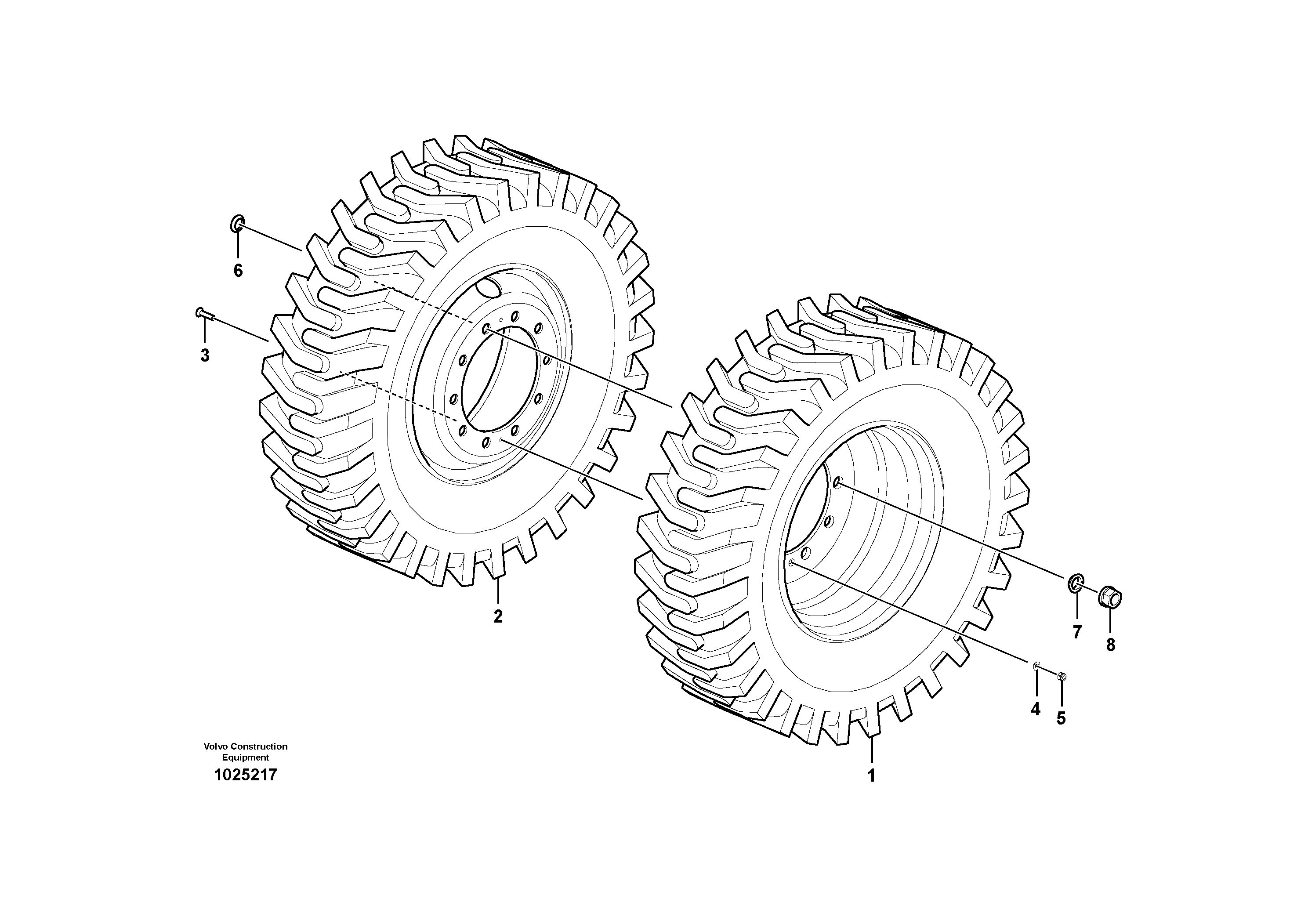 Wheel VOE14376767 VOLVO