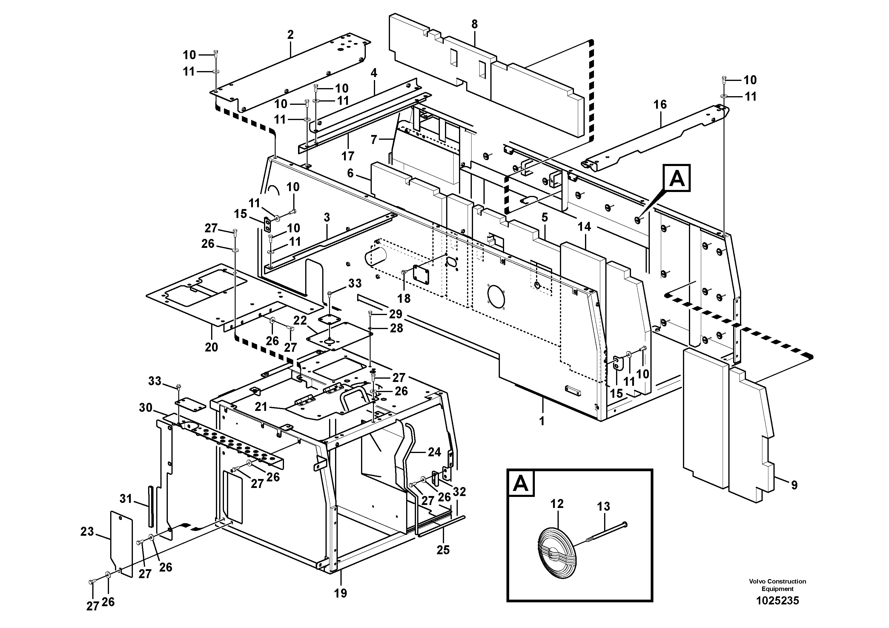 Rec.housing VOE14537118 VOLVO