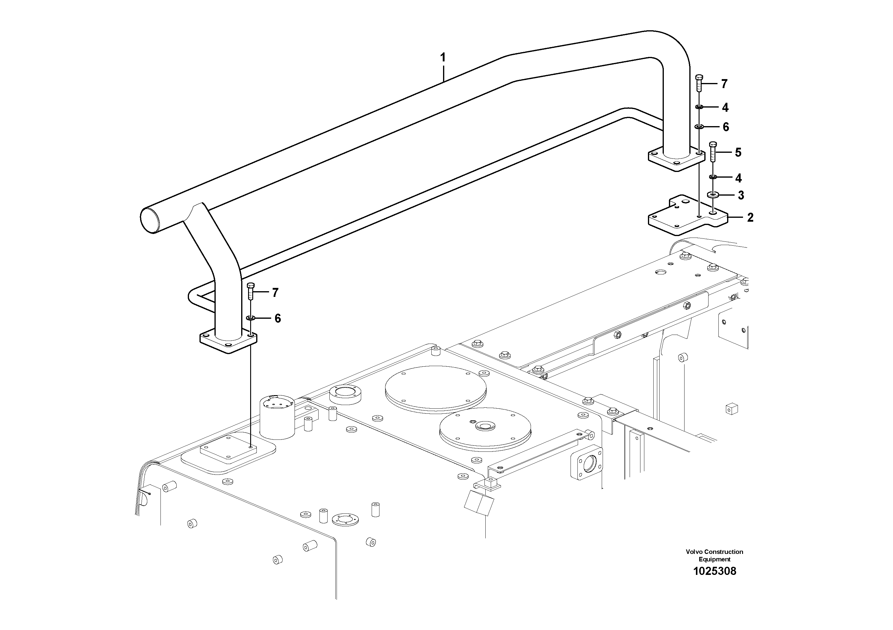 Bracket VOE14552575 VOLVO