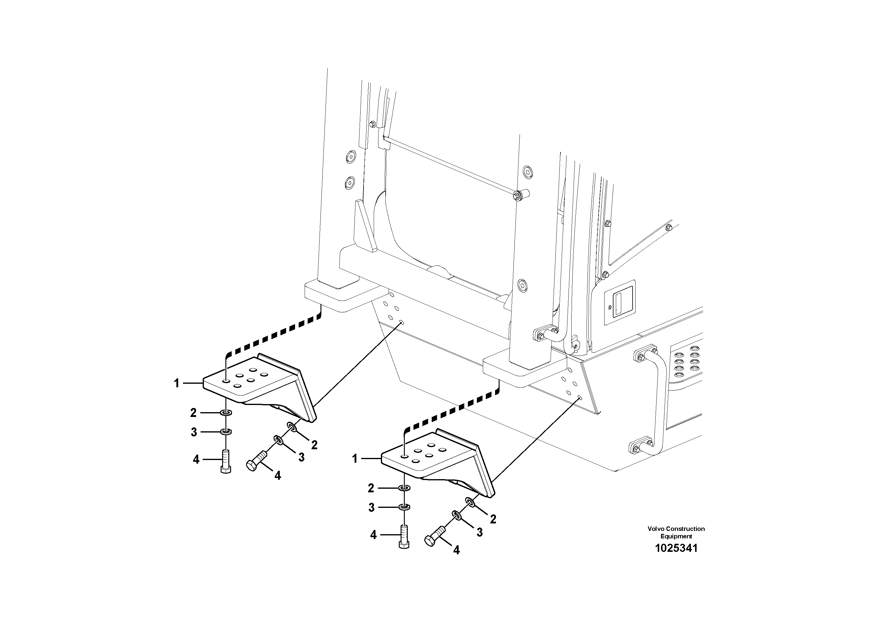 Seat frame VOE14562018 VOLVO