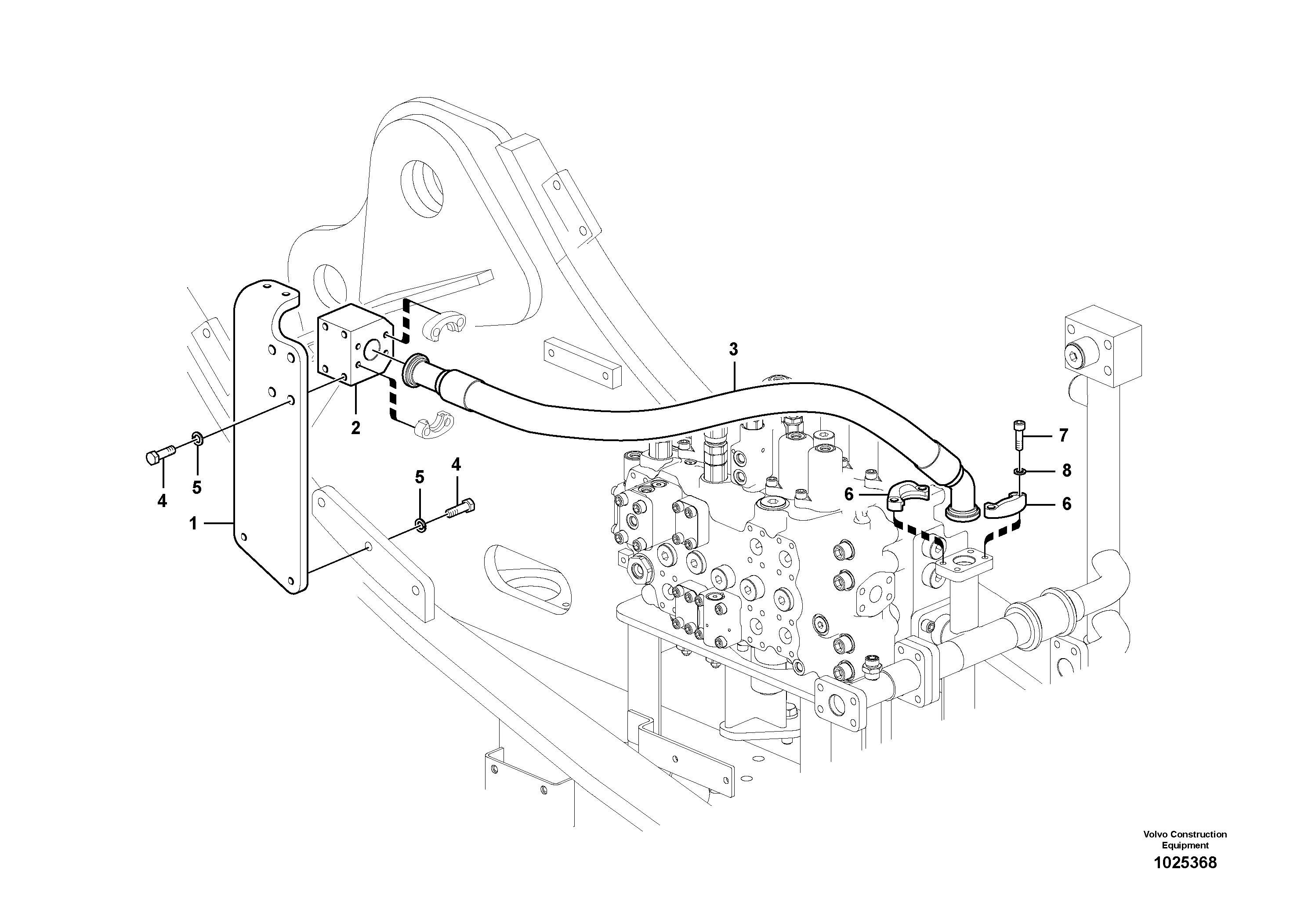 Timing gear casing VOE937619 VOLVO