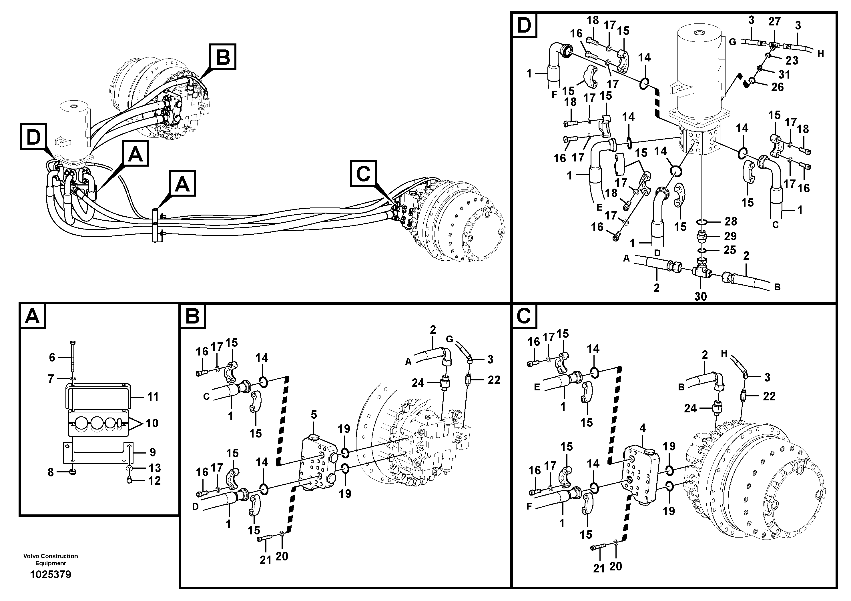 Timing gear casing VOE937583 VOLVO