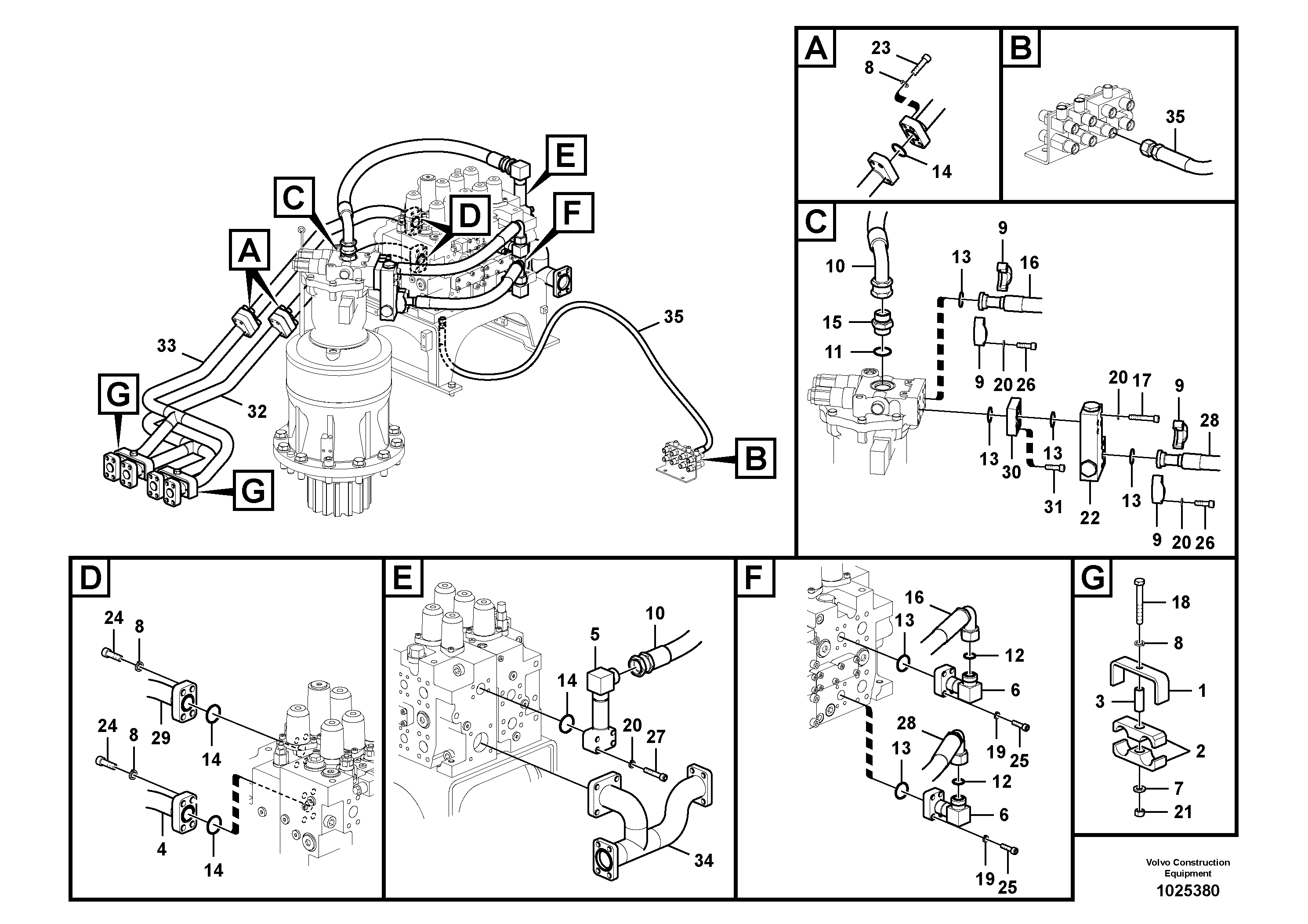 Timing gear casing VOE936991 VOLVO