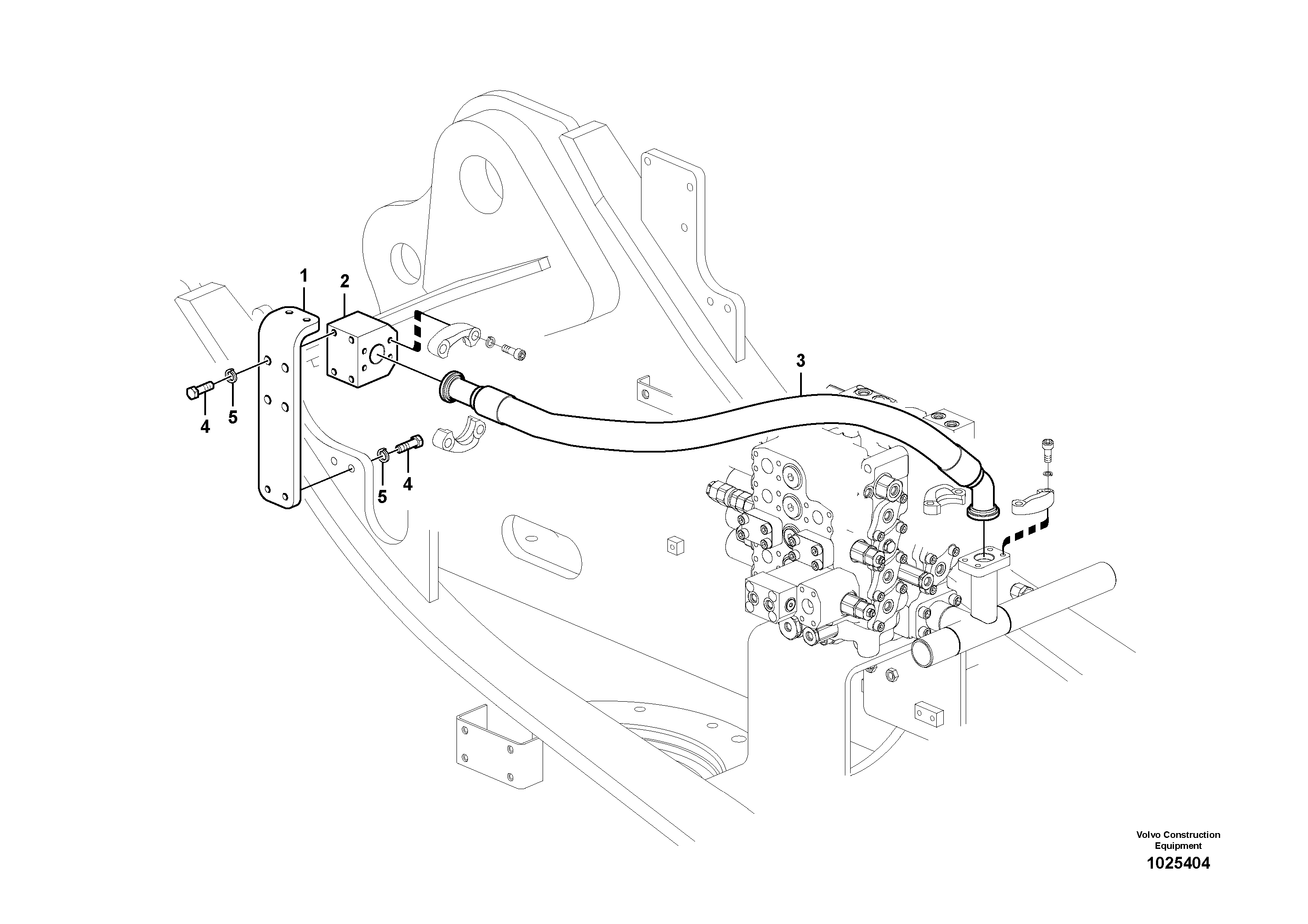Bracket VOE14562849 VOLVO