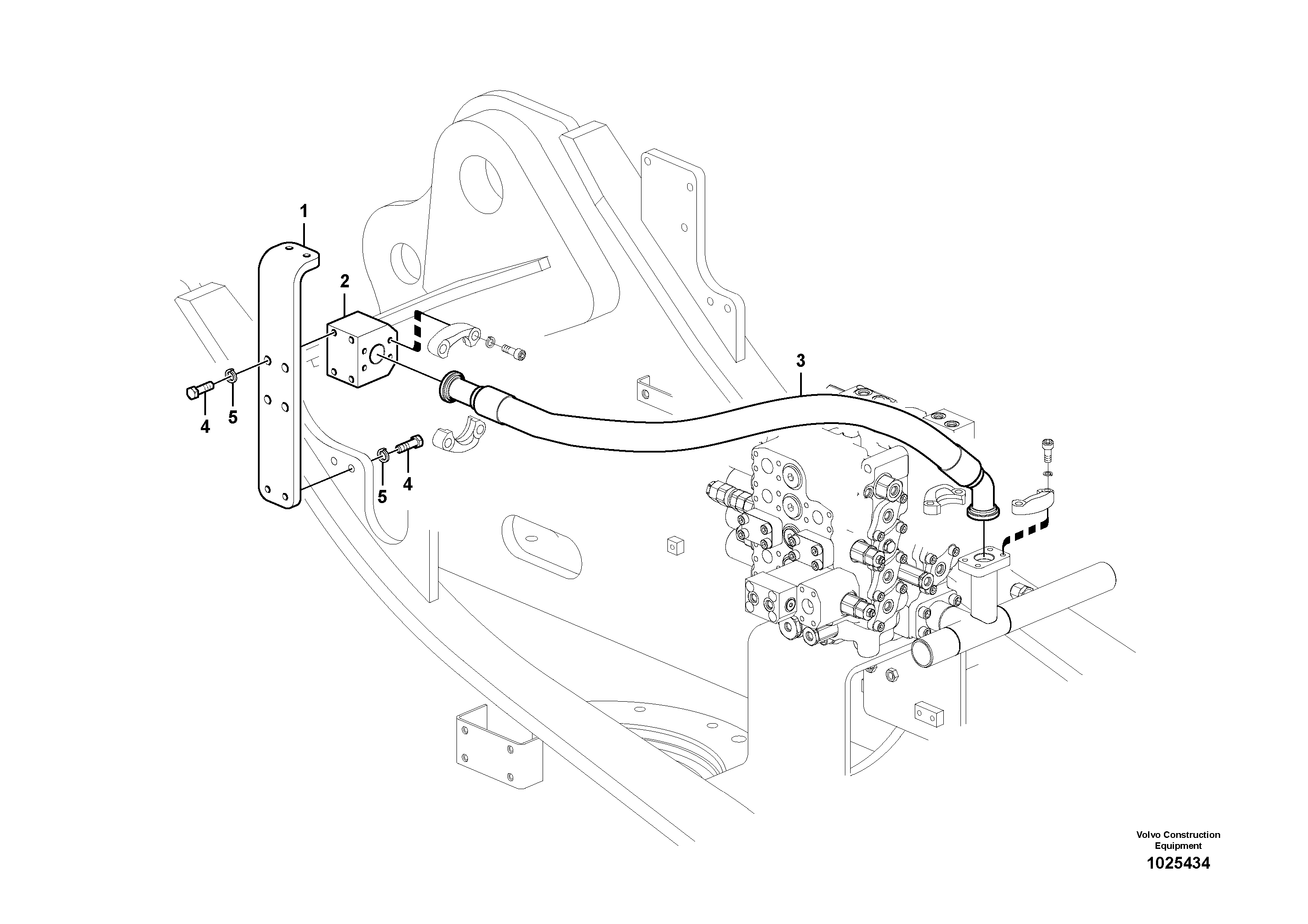 Bracket VOE14563165 VOLVO