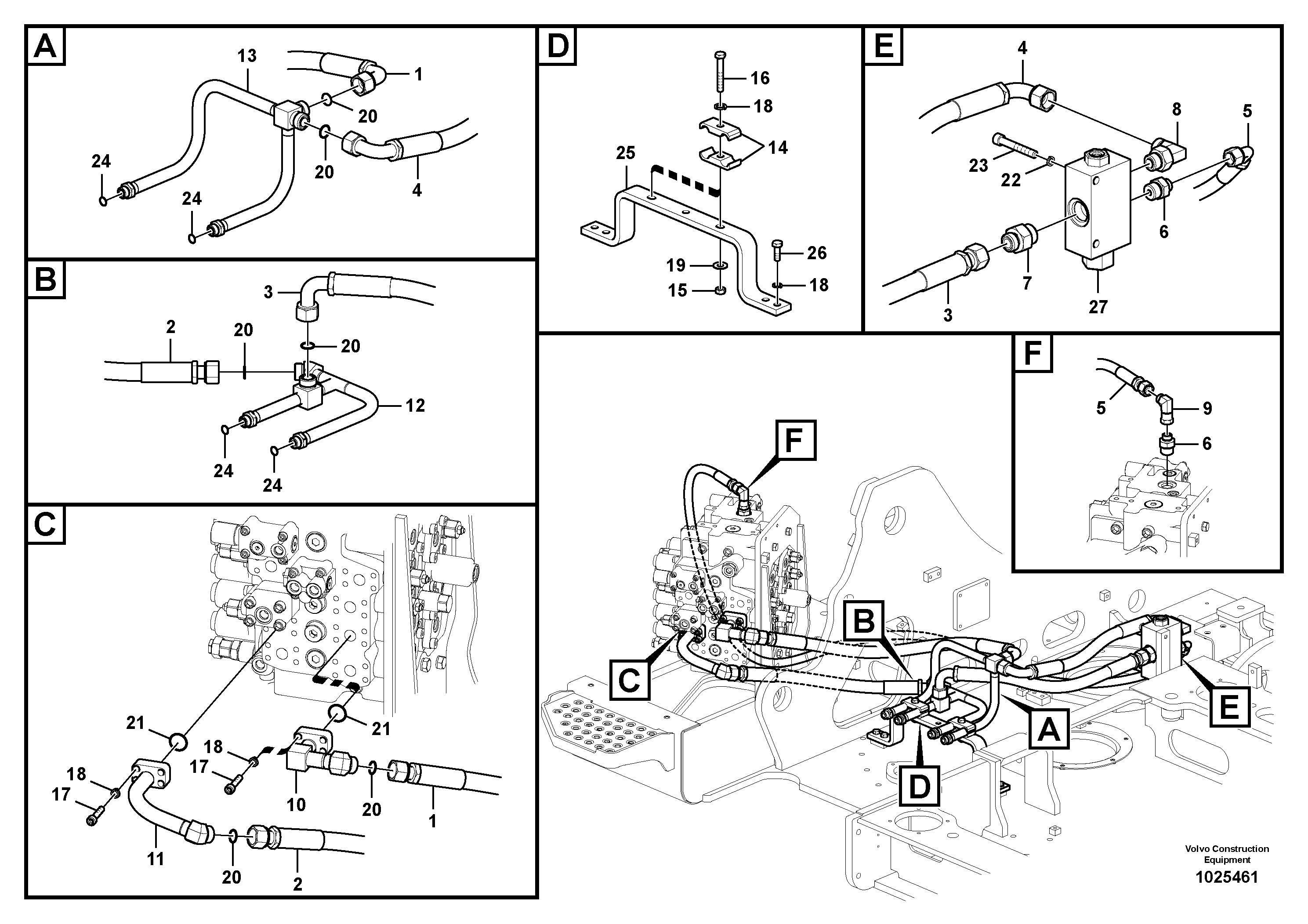 Timing gear casing VOE937282 VOLVO