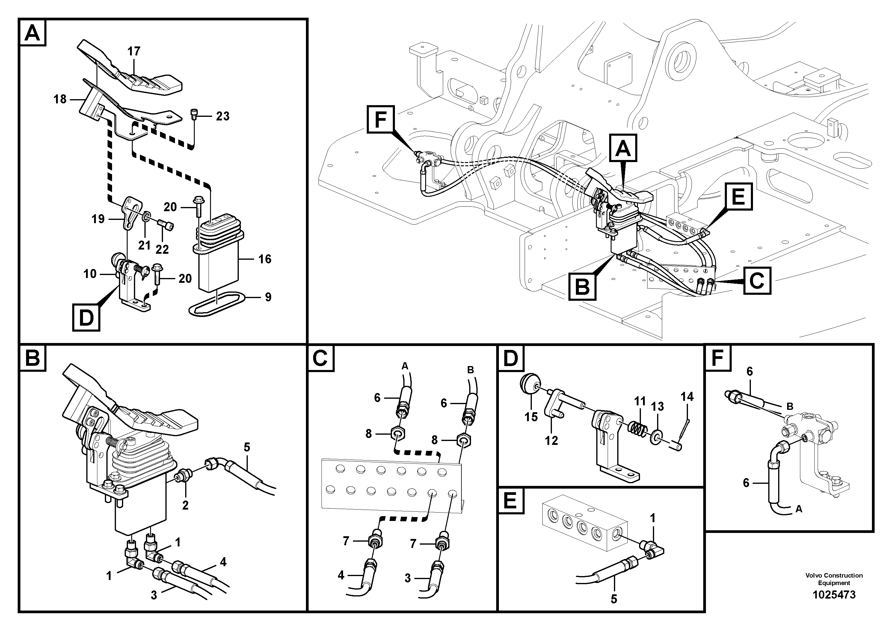 Seat frame VOE14550791 VOLVO
